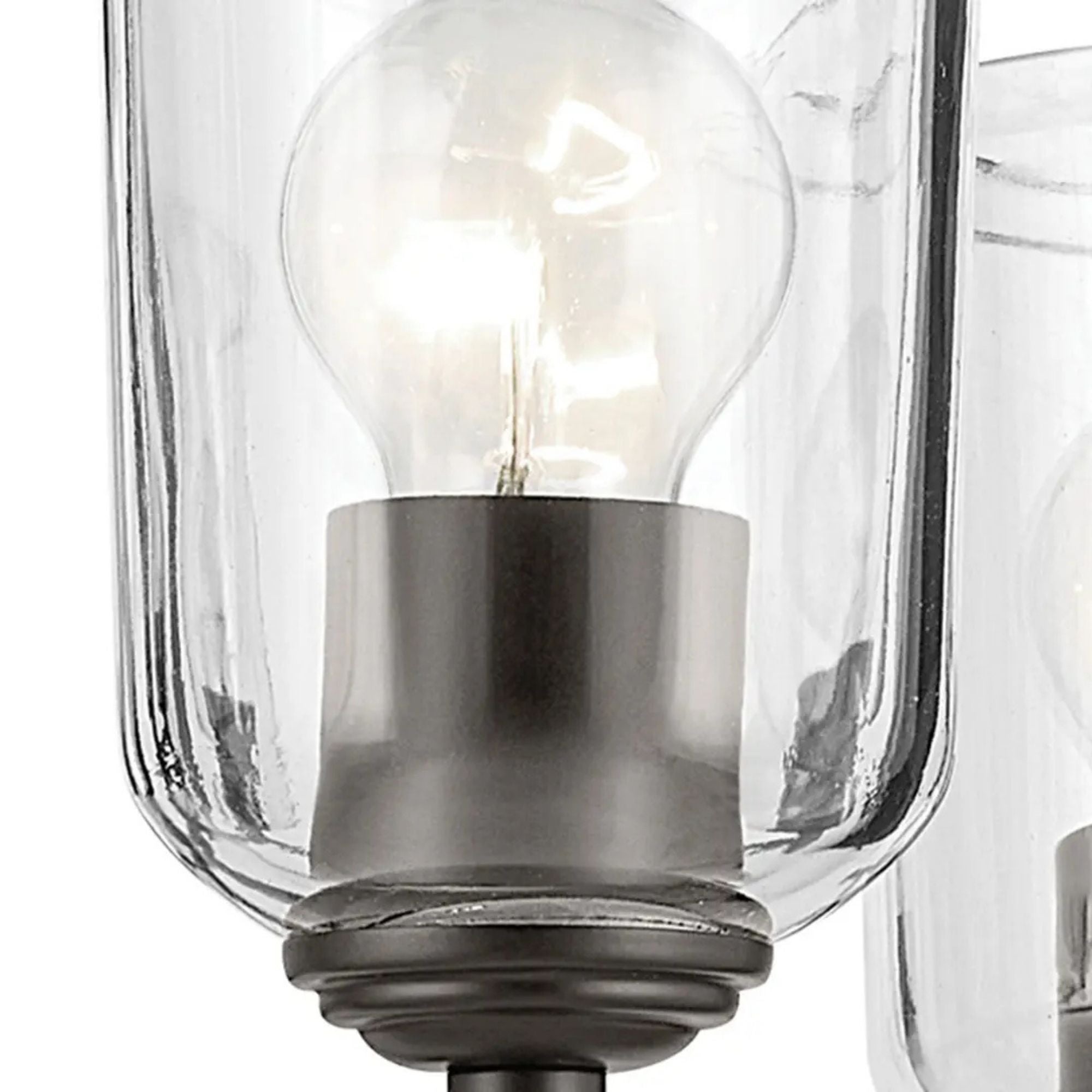 Shailene 24" 5-Light Chandelier, Olde Bronze Finish, Clear Glass