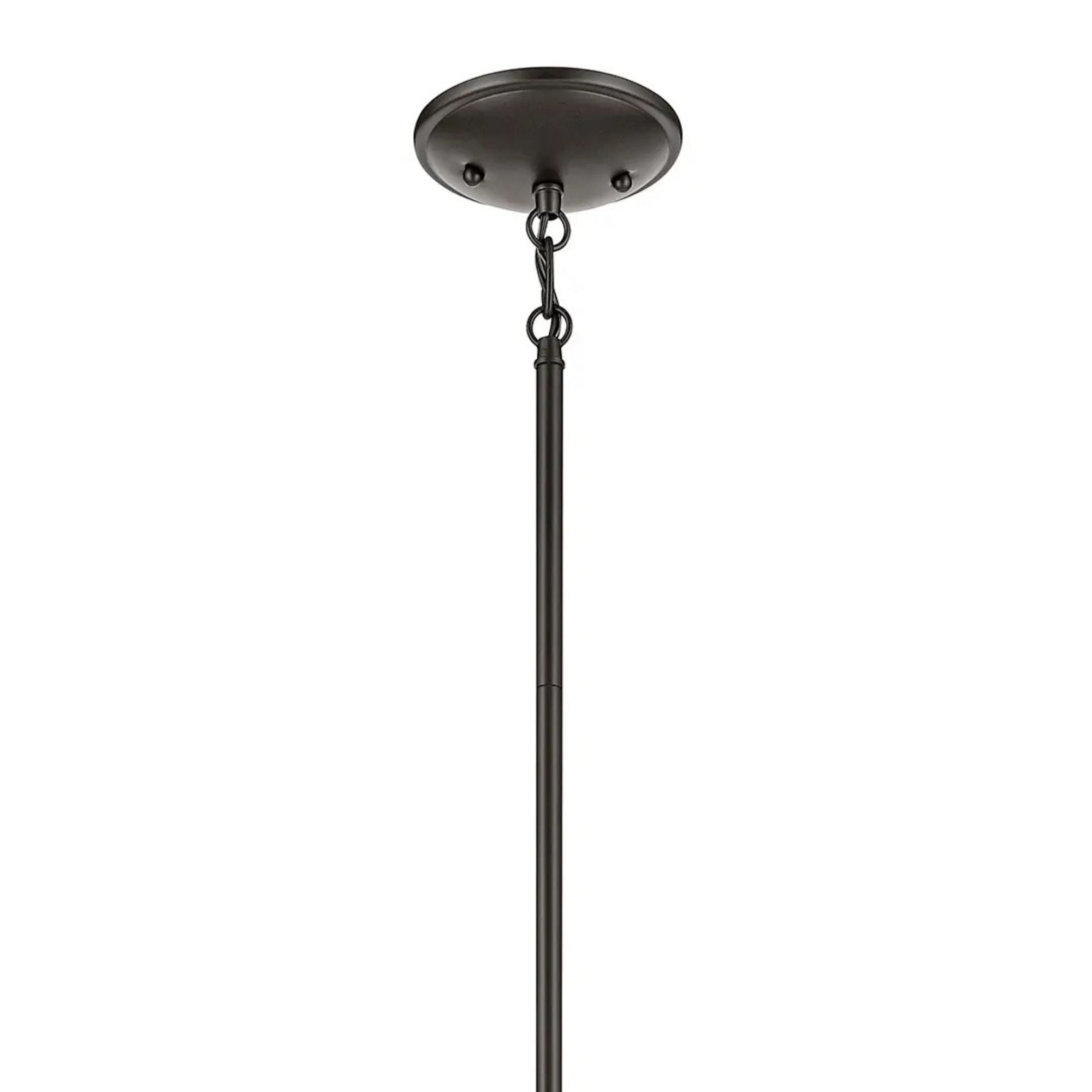 Shailene 24" 5-Light Chandelier, Olde Bronze Finish, Clear Glass