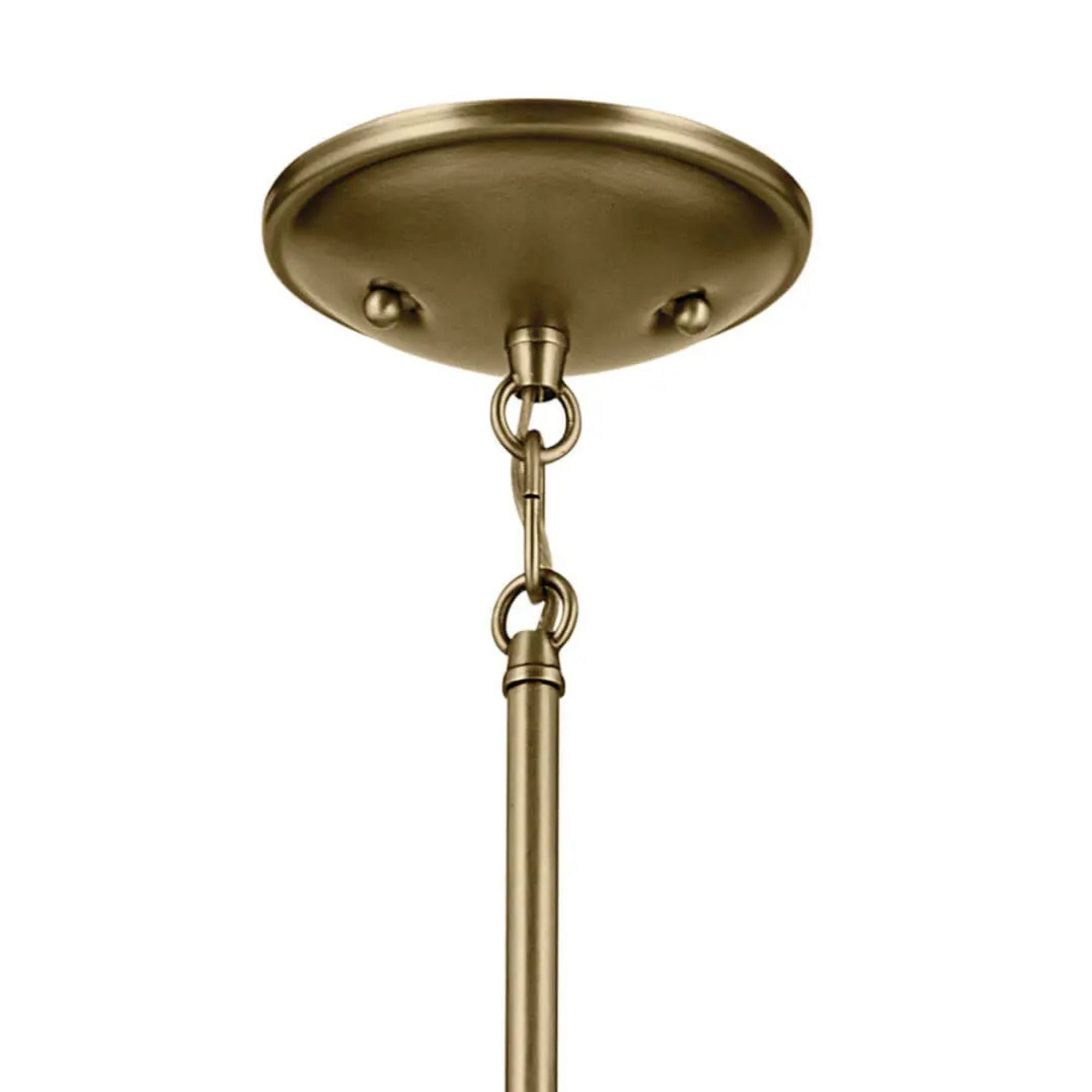 Shailene 27" 9-Light Chandelier, Natural Brass Finish, Etched Glass