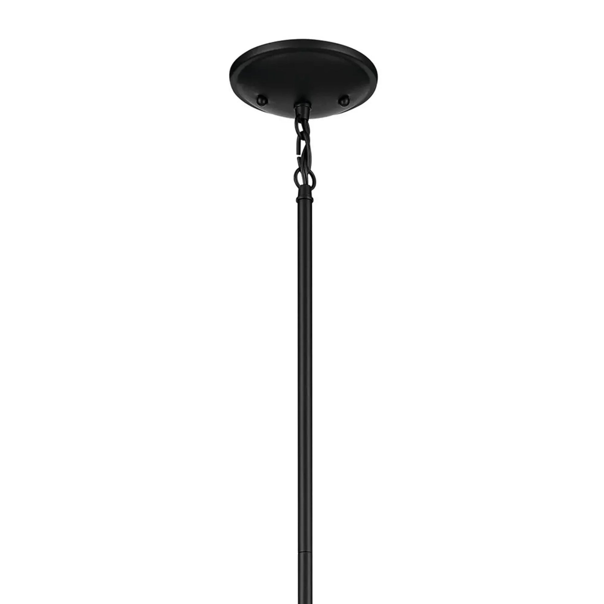 Kichler Lighting - Shailene 5" Mini Pendant, Black Finish, Etched Glass | Bees Lighting
