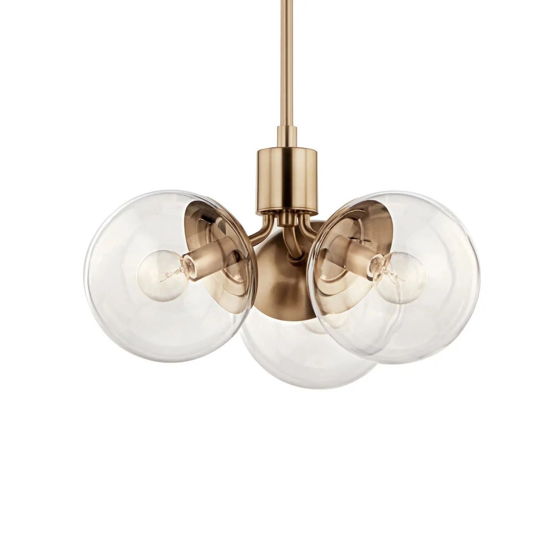 Kichler Lighting - Silvarious 16.5" 3 Light Convertible Pendant | Bees Lighting