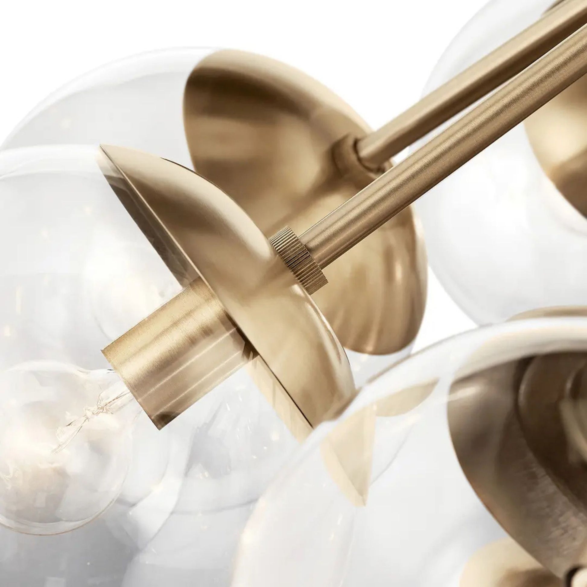 Kichler Lighting - Silvarious 38" 16 Light Chandelier, Champagne Bronze Finish, Clear Glass | Bees Lighting