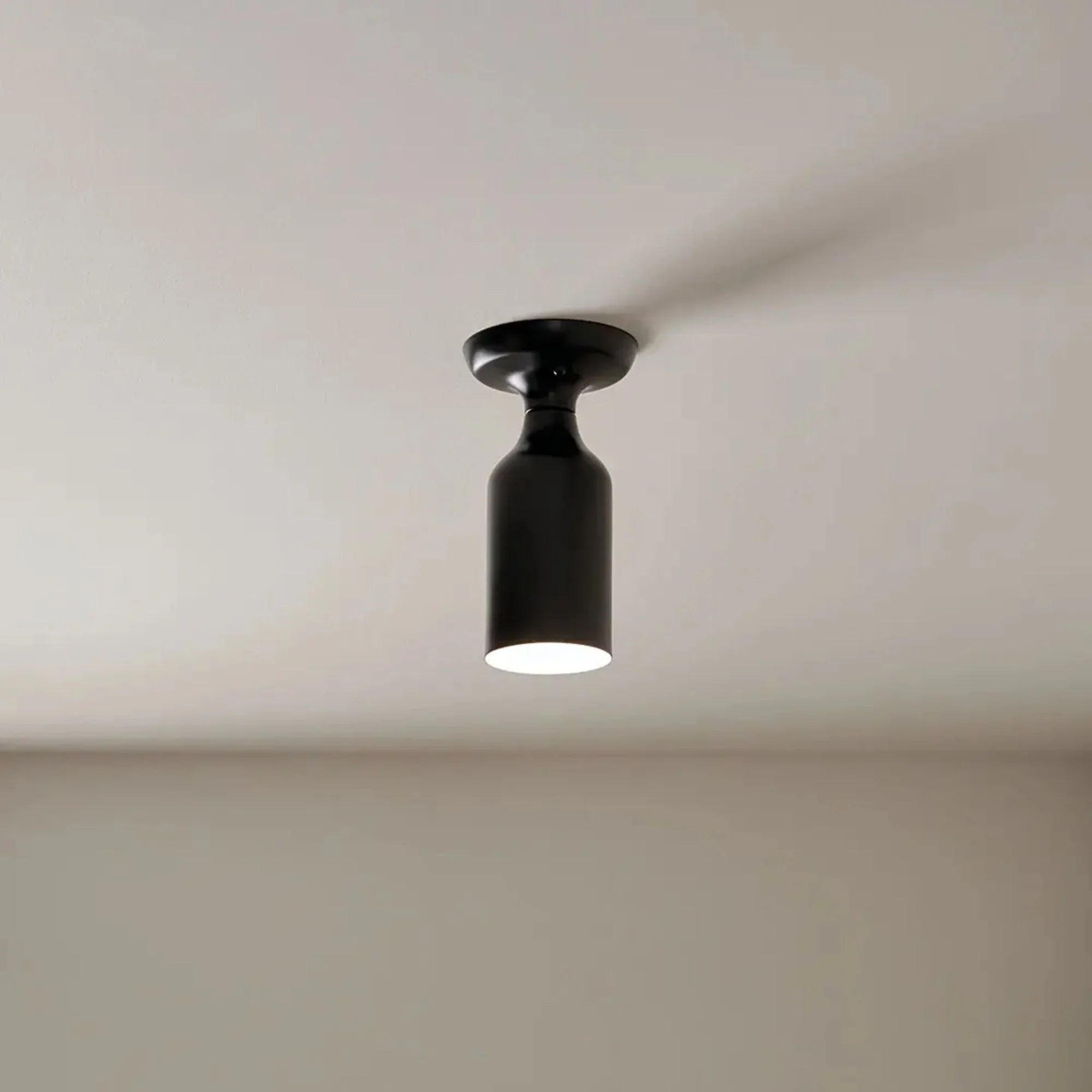 Kichler Lighting - Sisu 5" Semi-Flush Mount, Black Finish | Bees Lighting