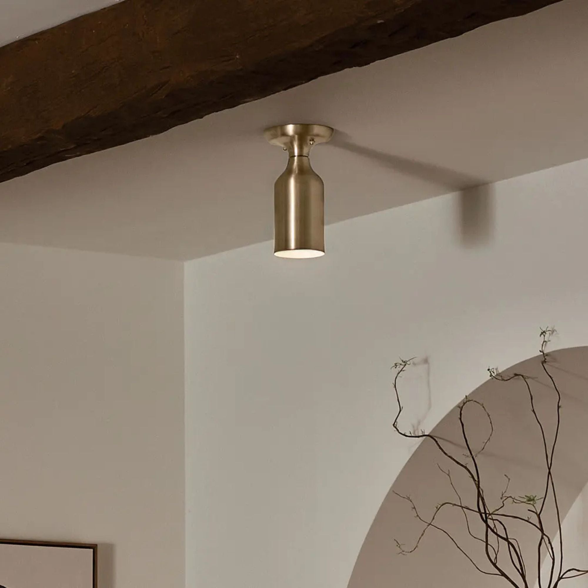 Sisu 5" Semi-Flush Mount, Champagne Bronze Finish