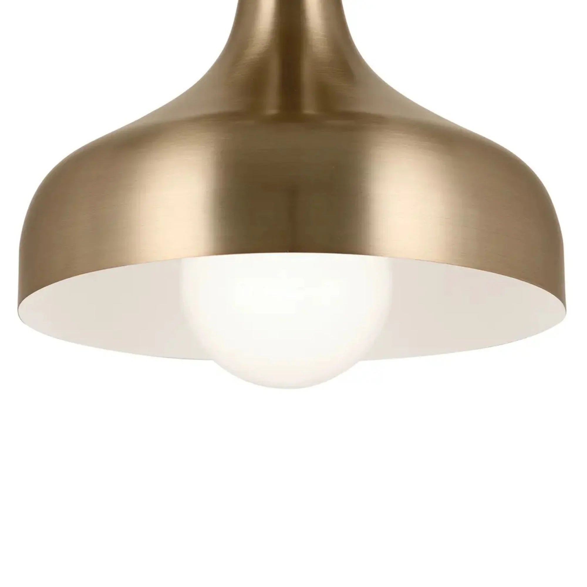 Kichler Lighting - Sisu 8" Semi-Flush Mount, Champagne Bronze Finish | Bees Lighting