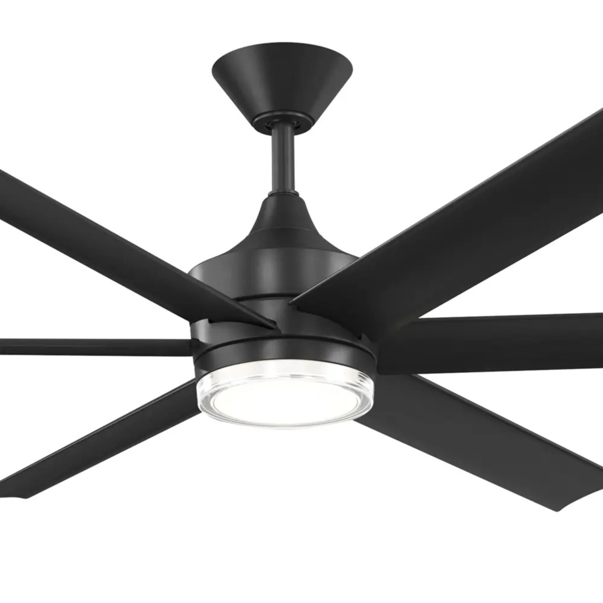 Kichler Solen 65'' Ceiling Fan with LED Light DC Motor Matte Black