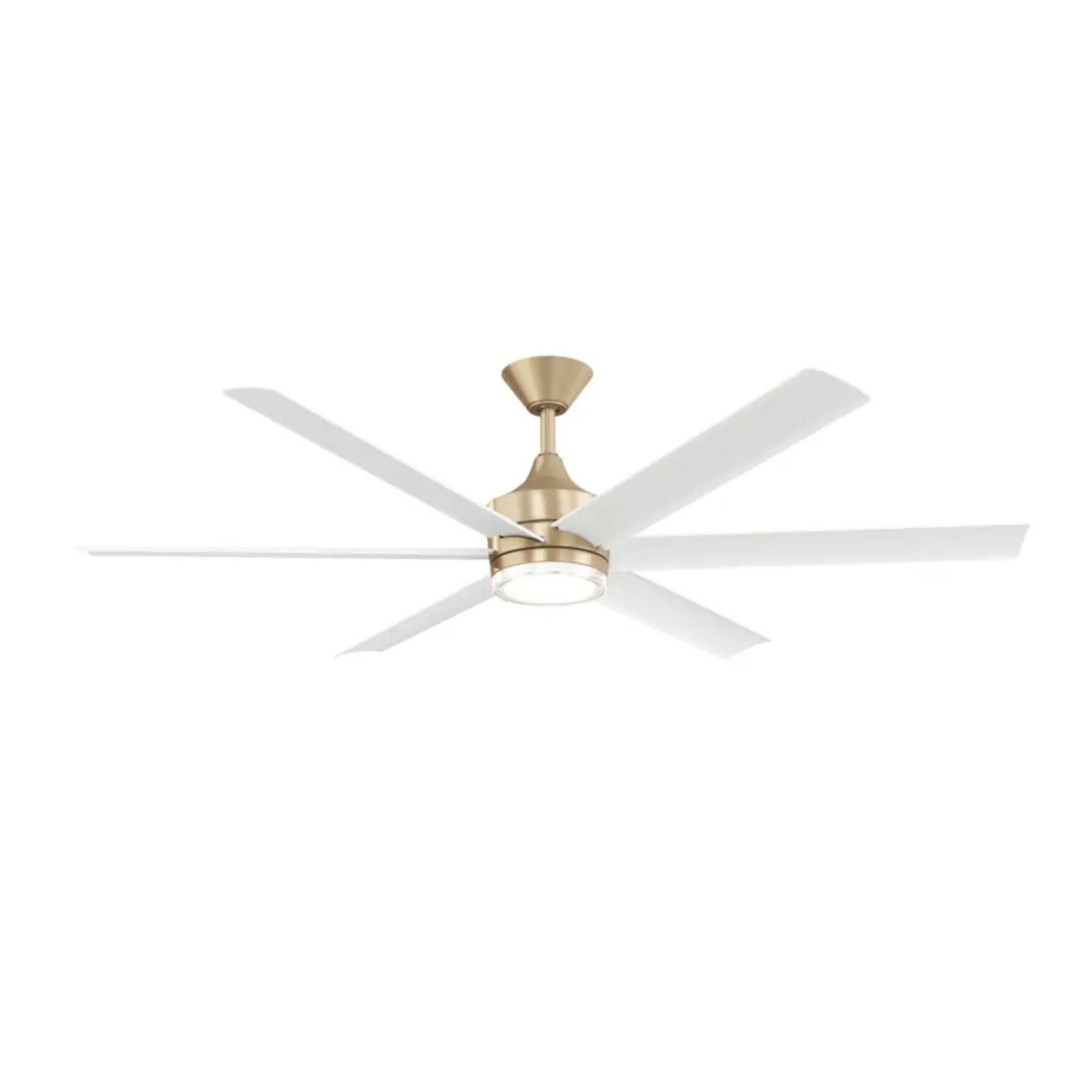 Kichler Solen 65'' Ceiling Fan with LED Light DC Motor Champagne Bronze