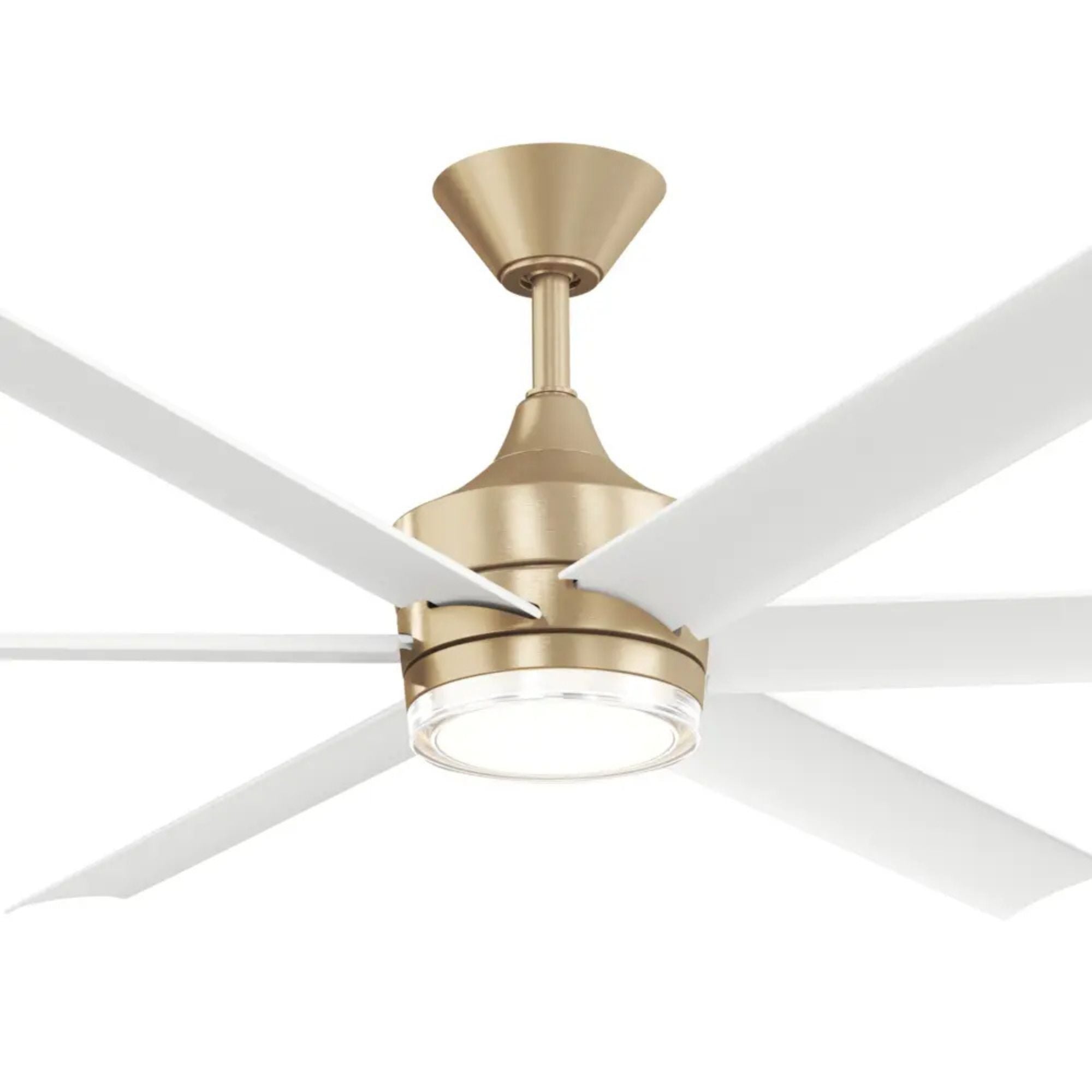 Kichler Solen 65'' Ceiling Fan with LED Light DC Motor Champagne Bronze