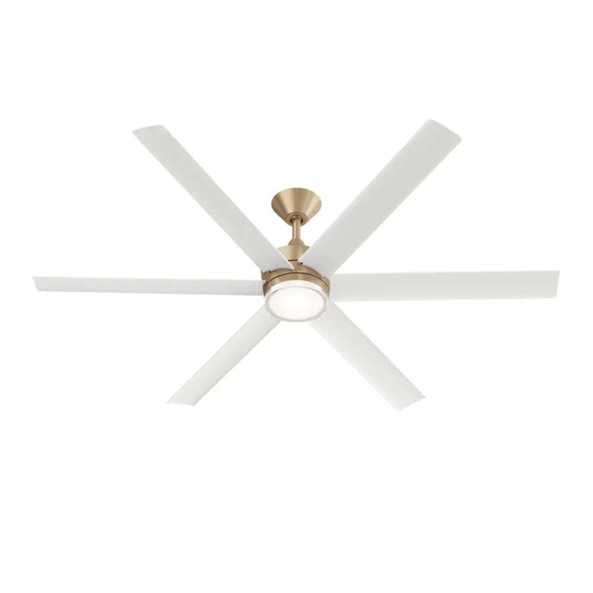 Kichler Solen 65'' Ceiling Fan with LED Light DC Motor Champagne Bronze