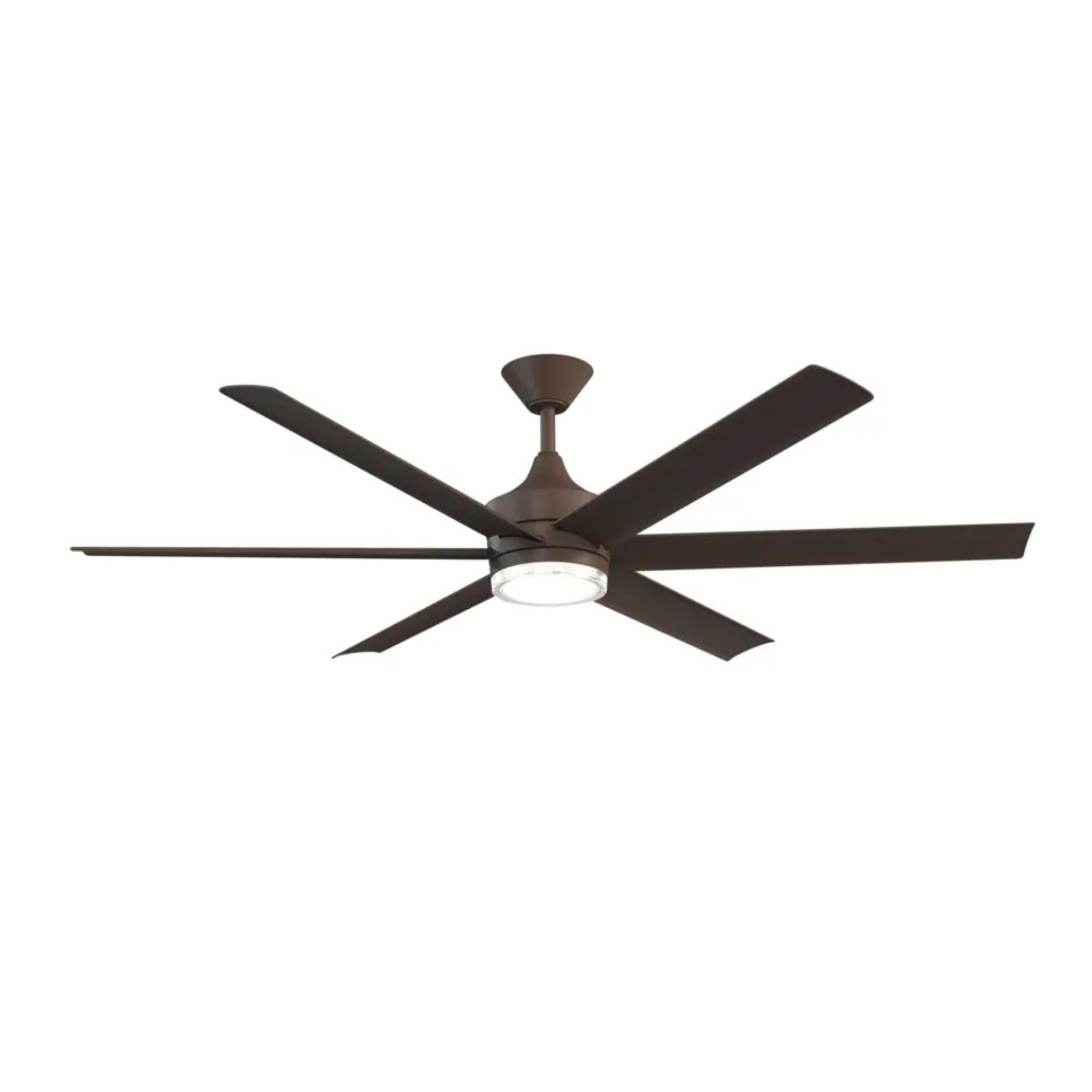 Kichler Solen 65'' Ceiling Fan with LED Light DC Motor Satin Natural Bronze