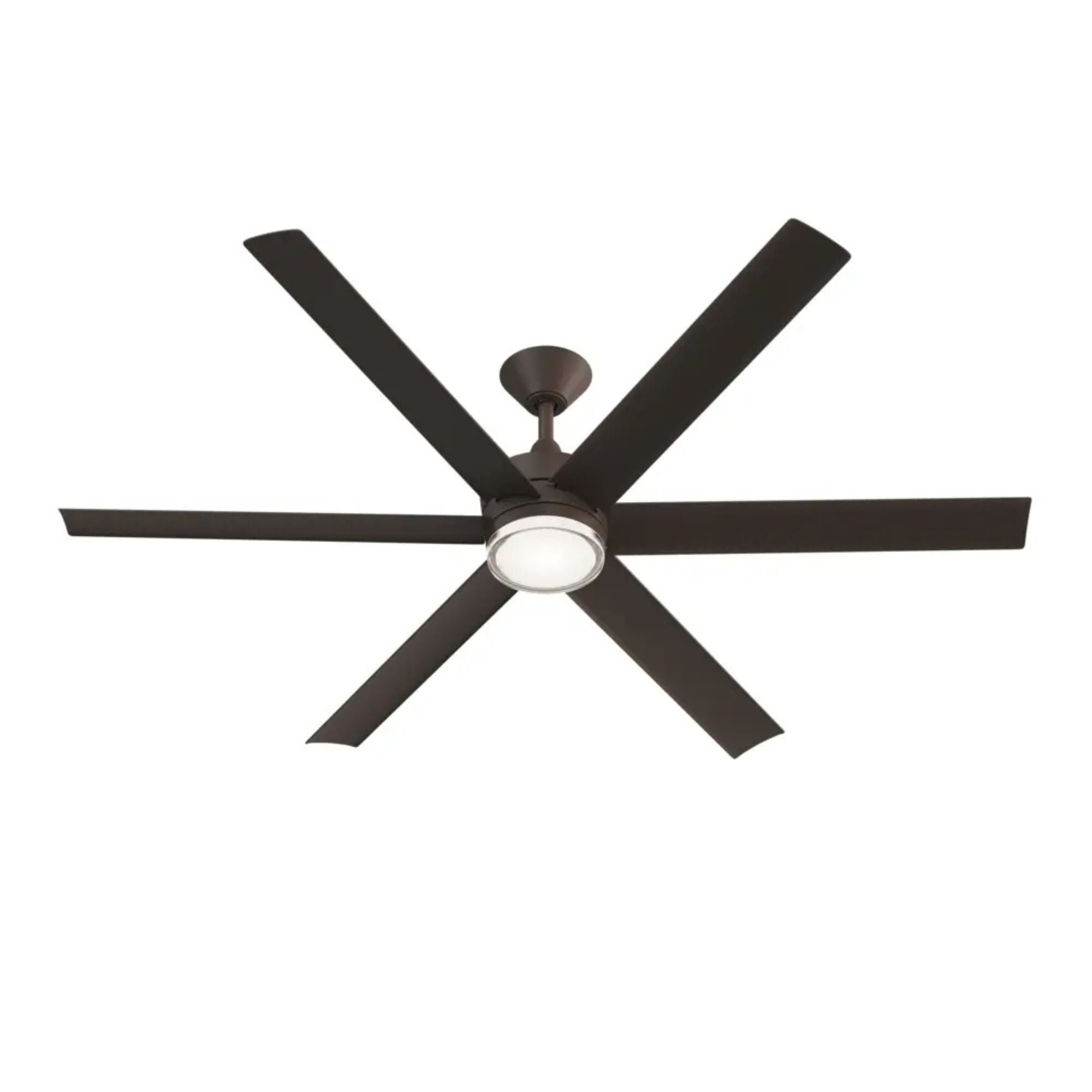 Kichler Solen 65'' Ceiling Fan with LED Light DC Motor Satin Natural Bronze