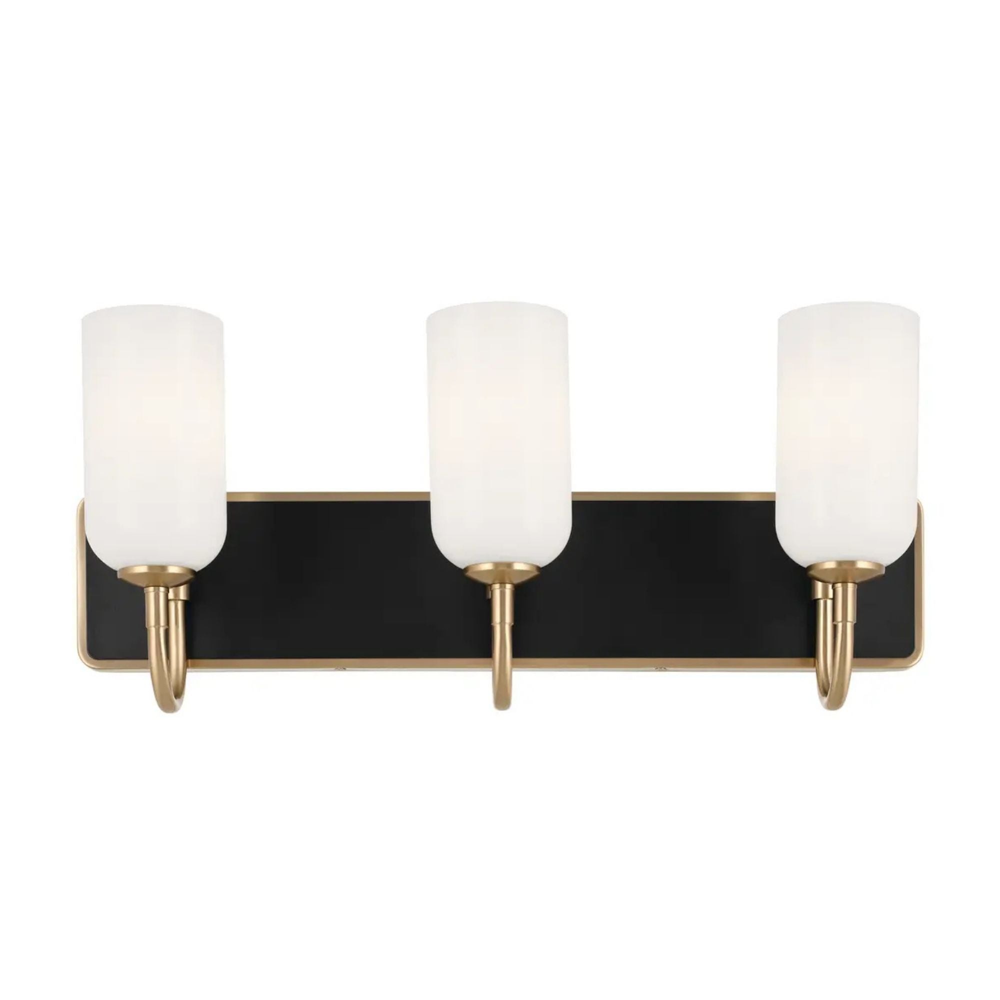 Kichler Solia 24 in. 3-Light Vanity, Champagne Bronze with Opal Glass