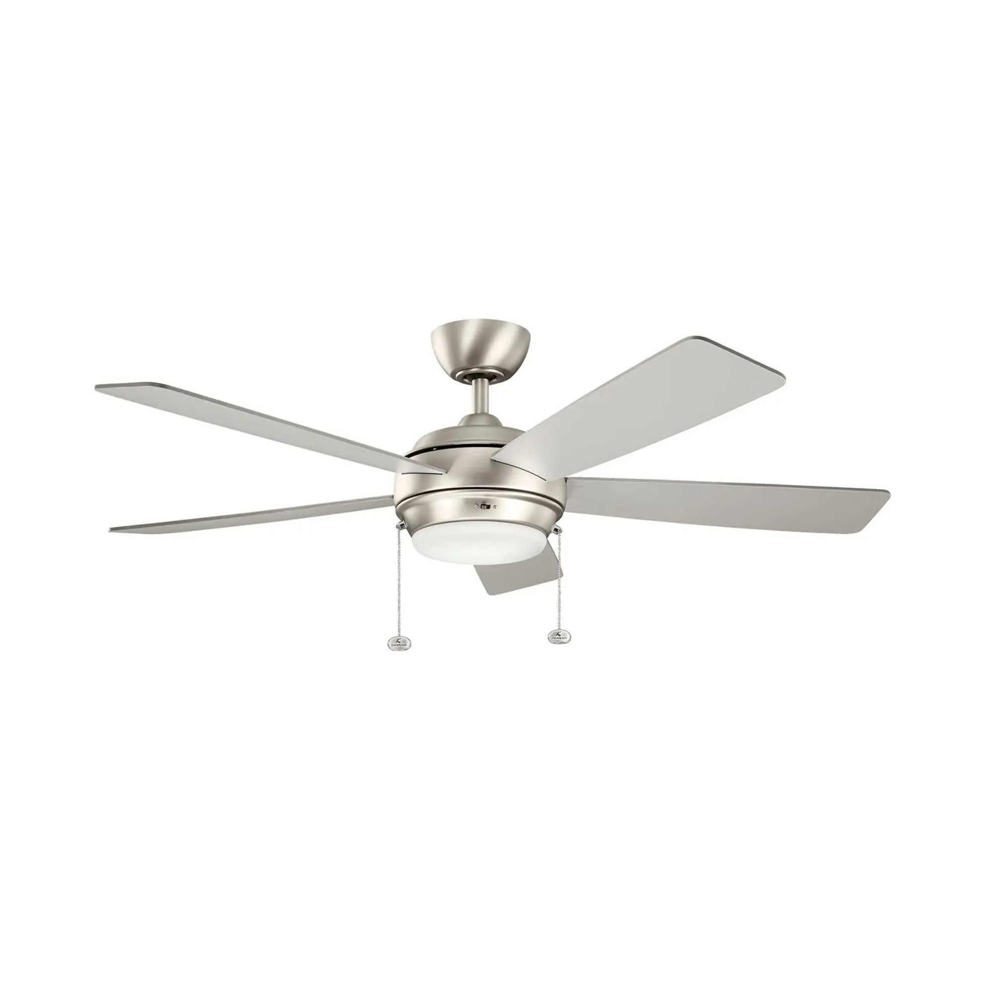 Starkk 52" Brushed Nickel LED Ceiling Fan with Pull Chain