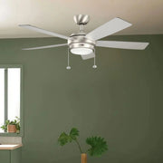 Kichler Lighting - Starkk 52" Brushed Nickel LED Ceiling Fan with Pull Chain | Bees Lighting