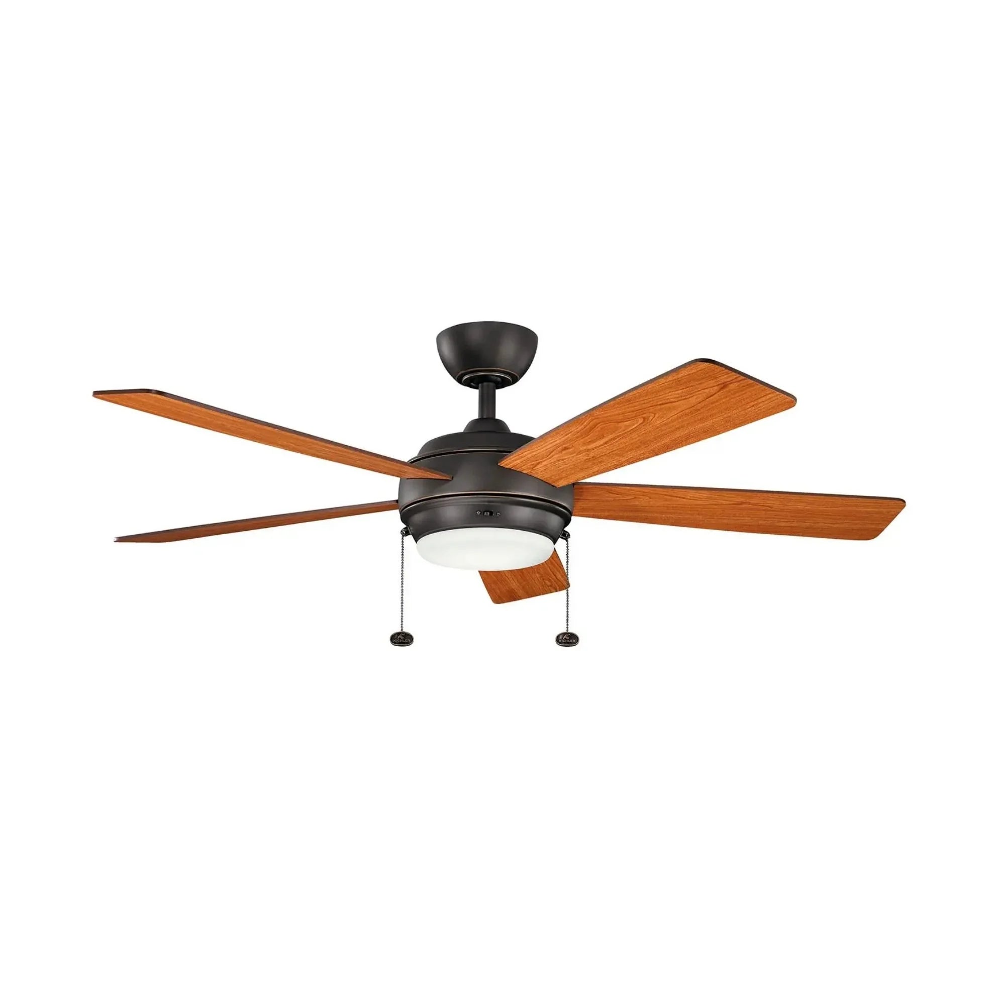 Starkk 52" Olde Bronze LED Ceiling Fan with Pull Chain