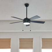 Kichler Lighting - Starkk 52" Satin Black LED Ceiling Fan with Pull Chain | Bees Lighting