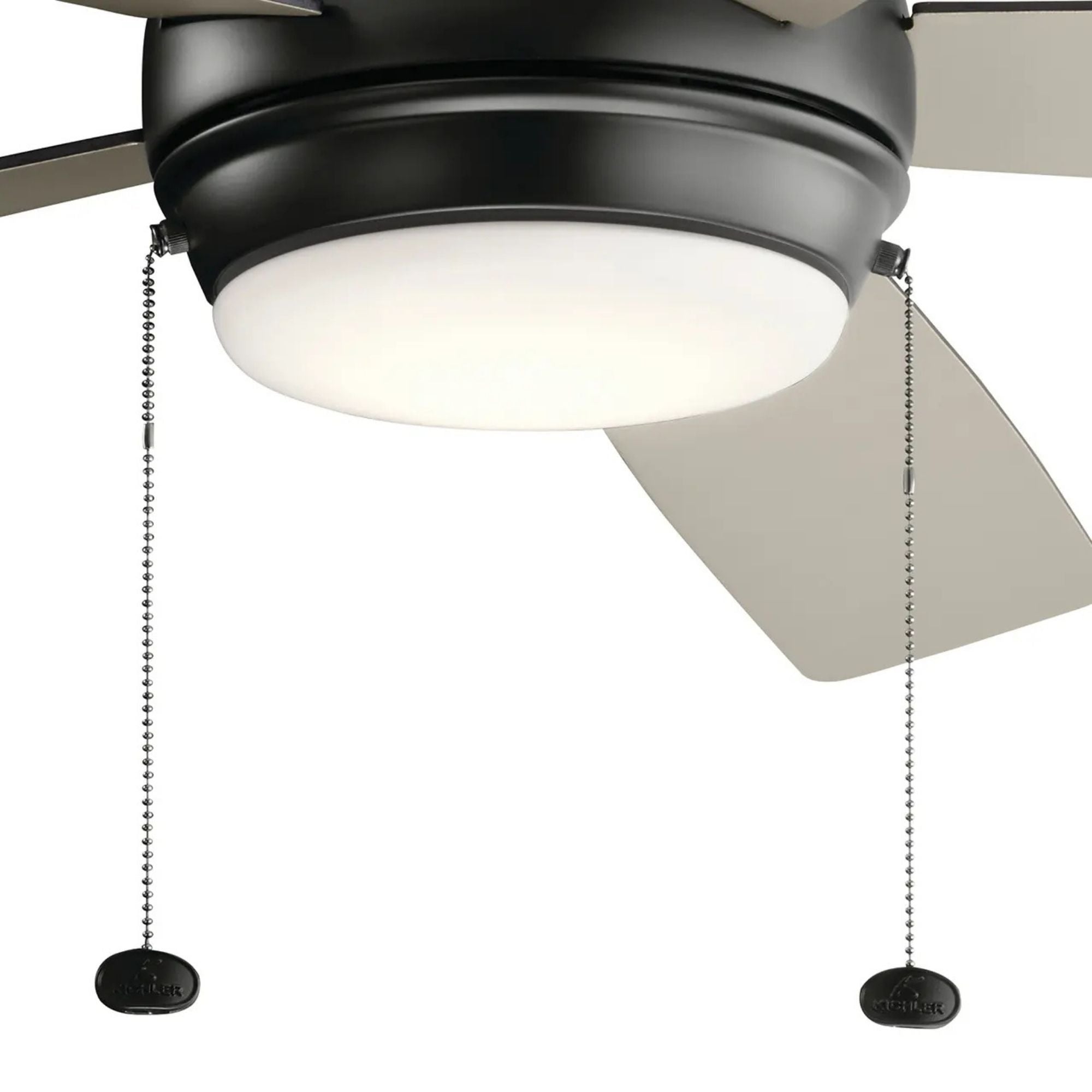 Starkk 60" Satin Black LED Ceiling Fan with Pull Chain