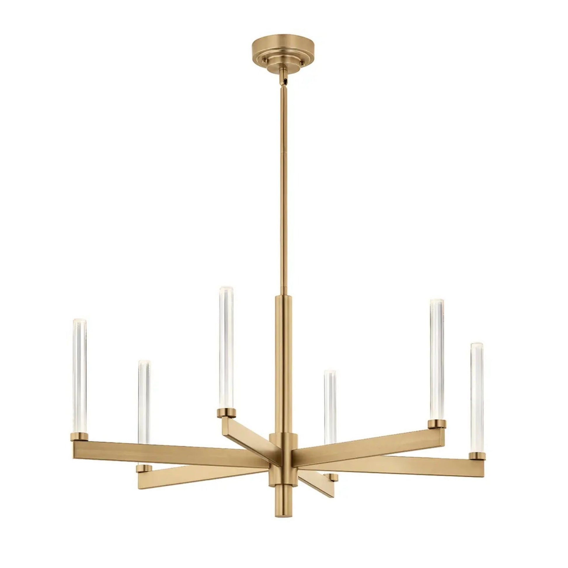 Kichler Lighting - Sycara 36" LED Chandelier, Champagne Bronze Finish | Bees Lighting