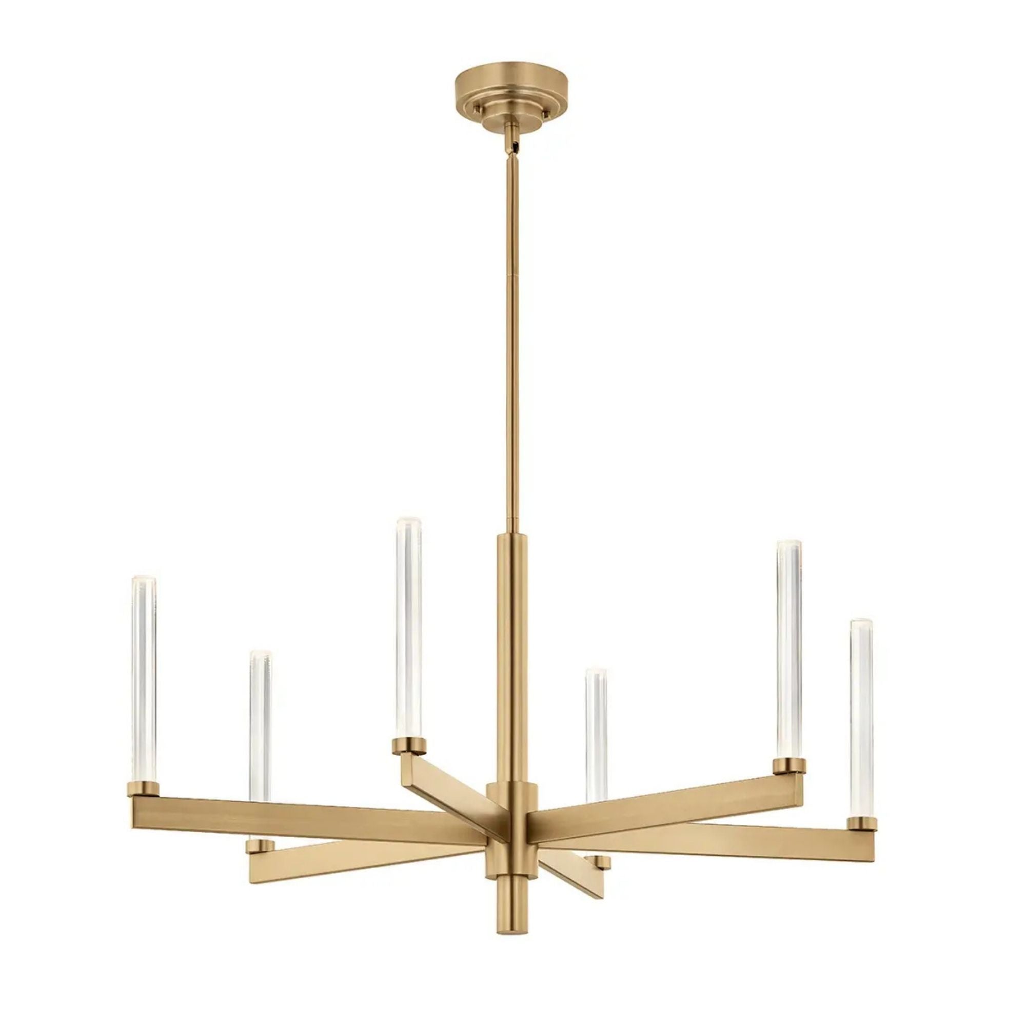 Kichler Lighting - Sycara 36" LED Chandelier, Champagne Bronze Finish | Bees Lighting