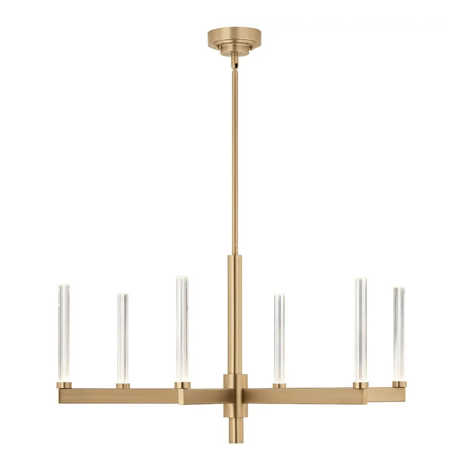 Kichler Lighting - Sycara 36" LED Chandelier, Champagne Bronze Finish | Bees Lighting