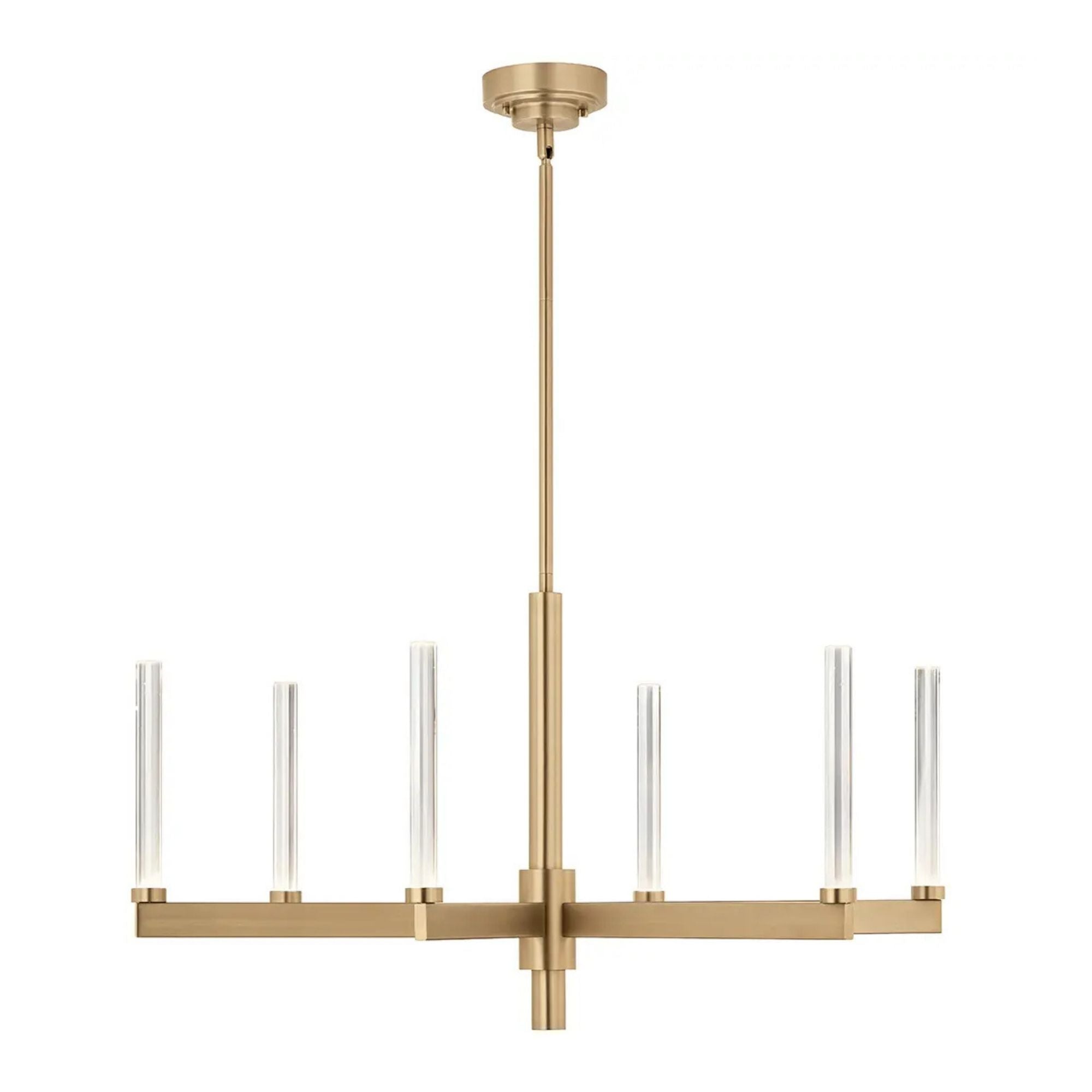 Kichler Lighting - Sycara 36" LED Chandelier, Champagne Bronze Finish | Bees Lighting