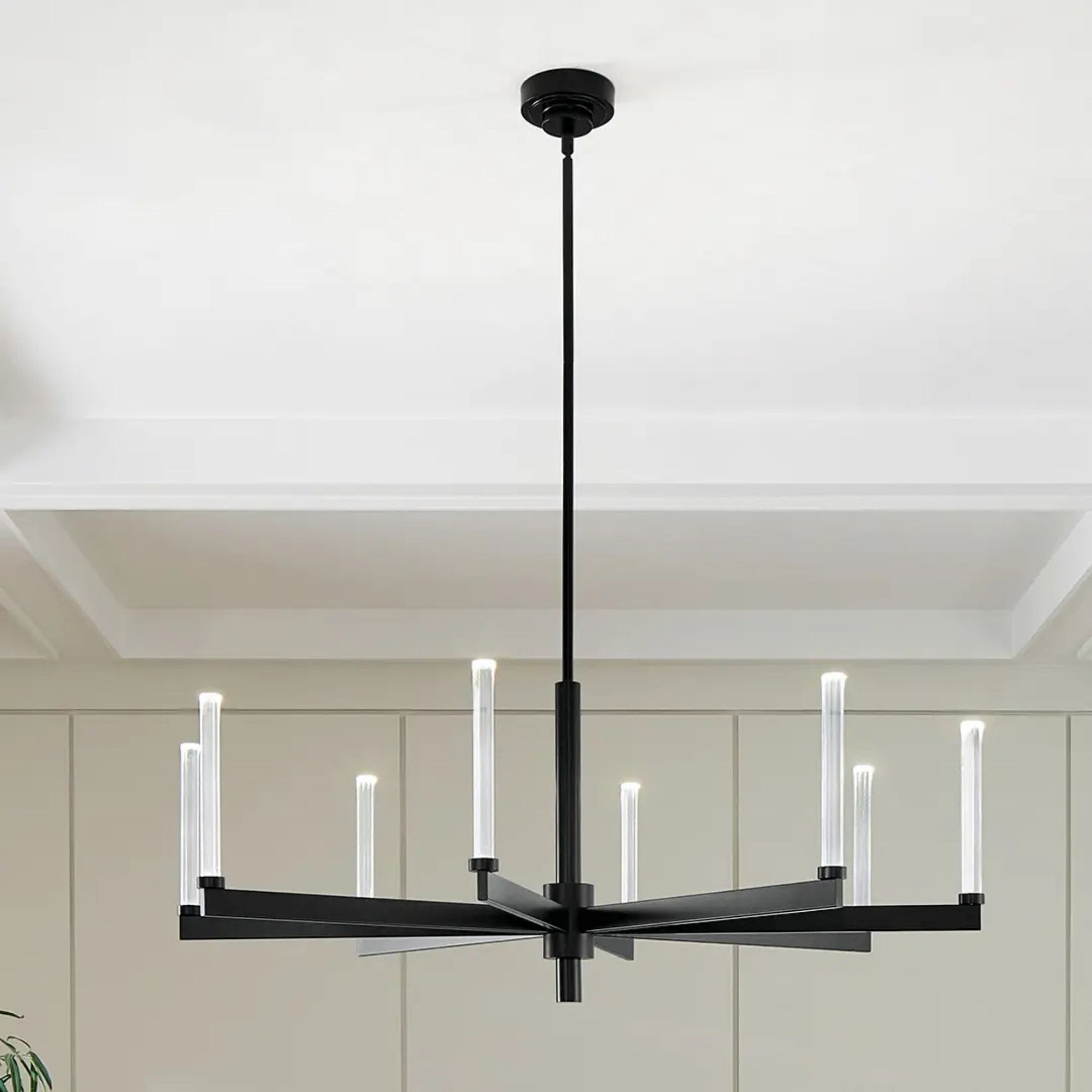 Kichler Lighting - Sycara 49" LED Chandelier, Black Finish | Bees Lighting