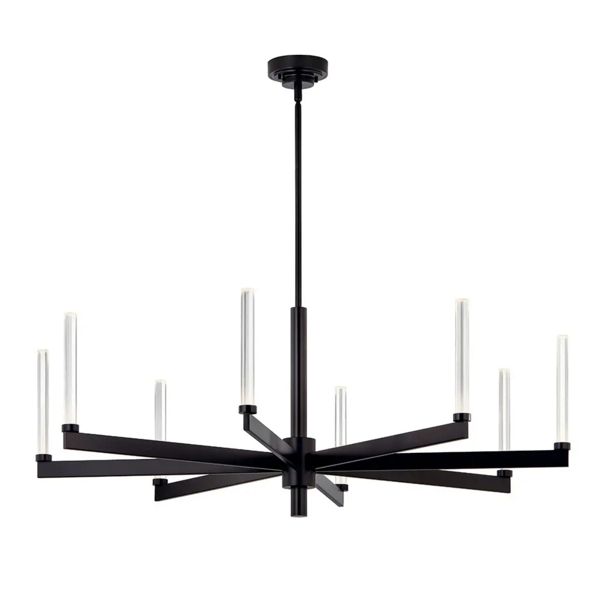 Kichler Lighting - Sycara 49" LED Chandelier, Black Finish | Bees Lighting