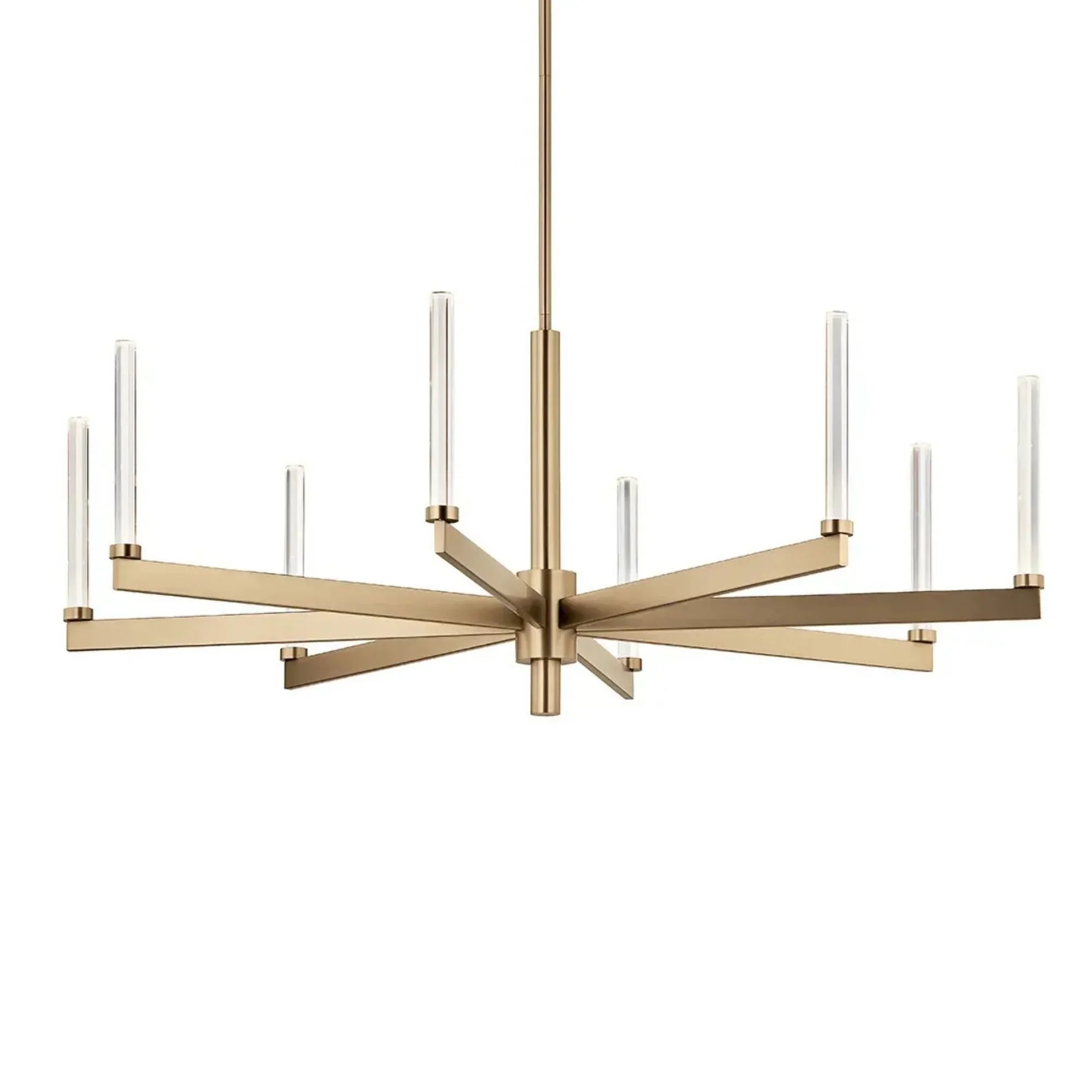 Kichler Sycara 52668CPZ Chandelier | Champagne Bronze, Crystal