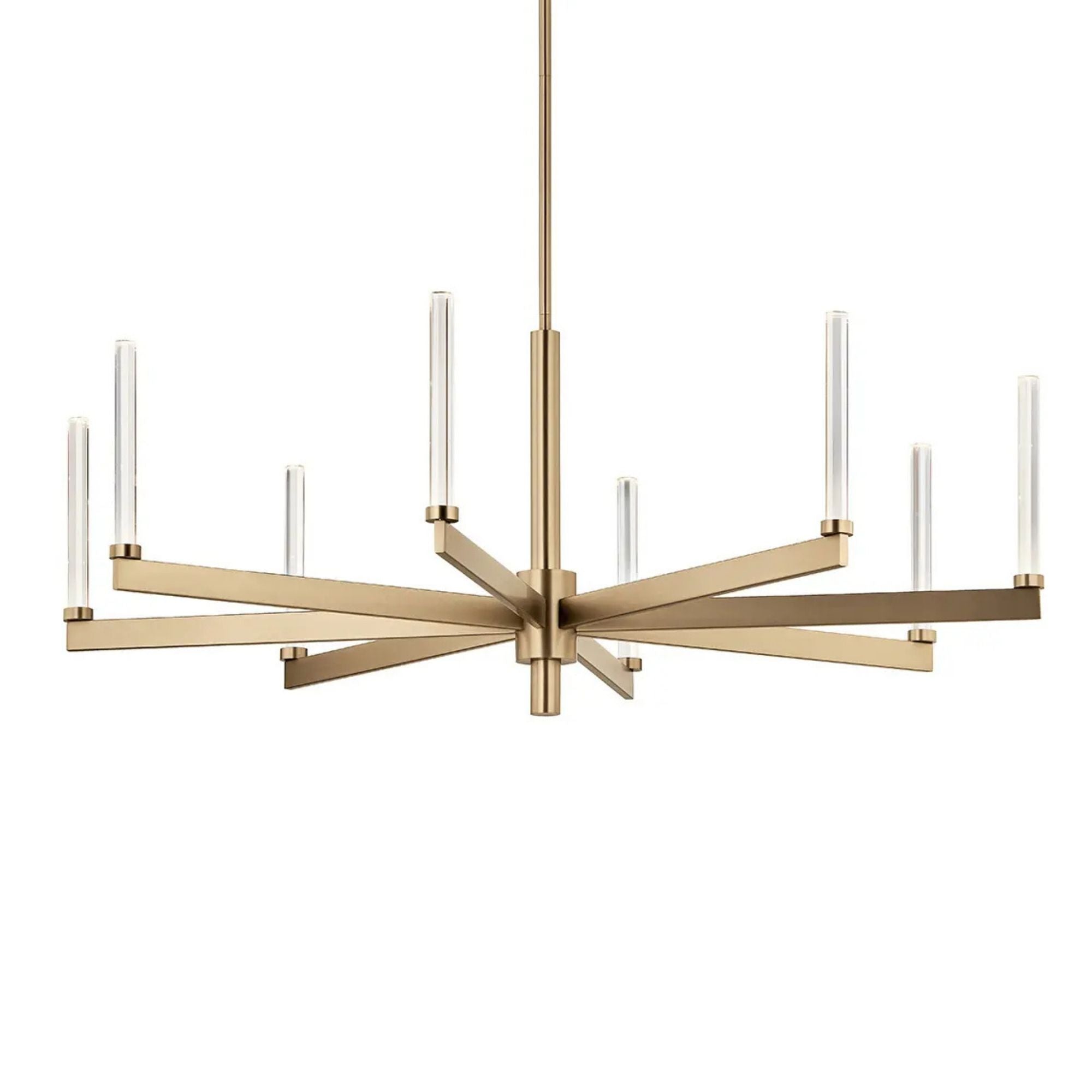 Sycara 49" LED Chandelier, Champagne Bronze Finish