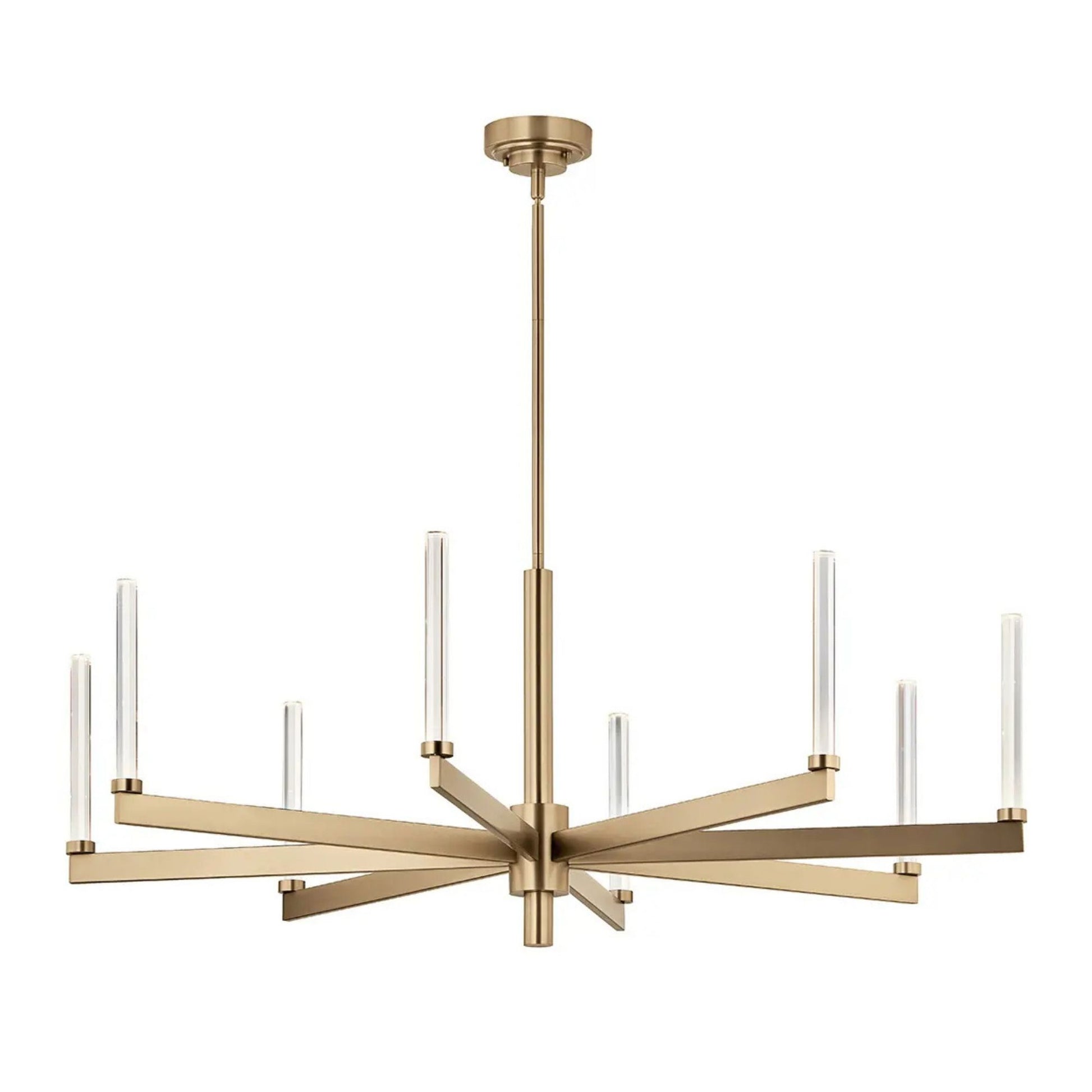 Kichler Lighting - Sycara 49" LED Chandelier, Champagne Bronze Finish | Bees Lighting