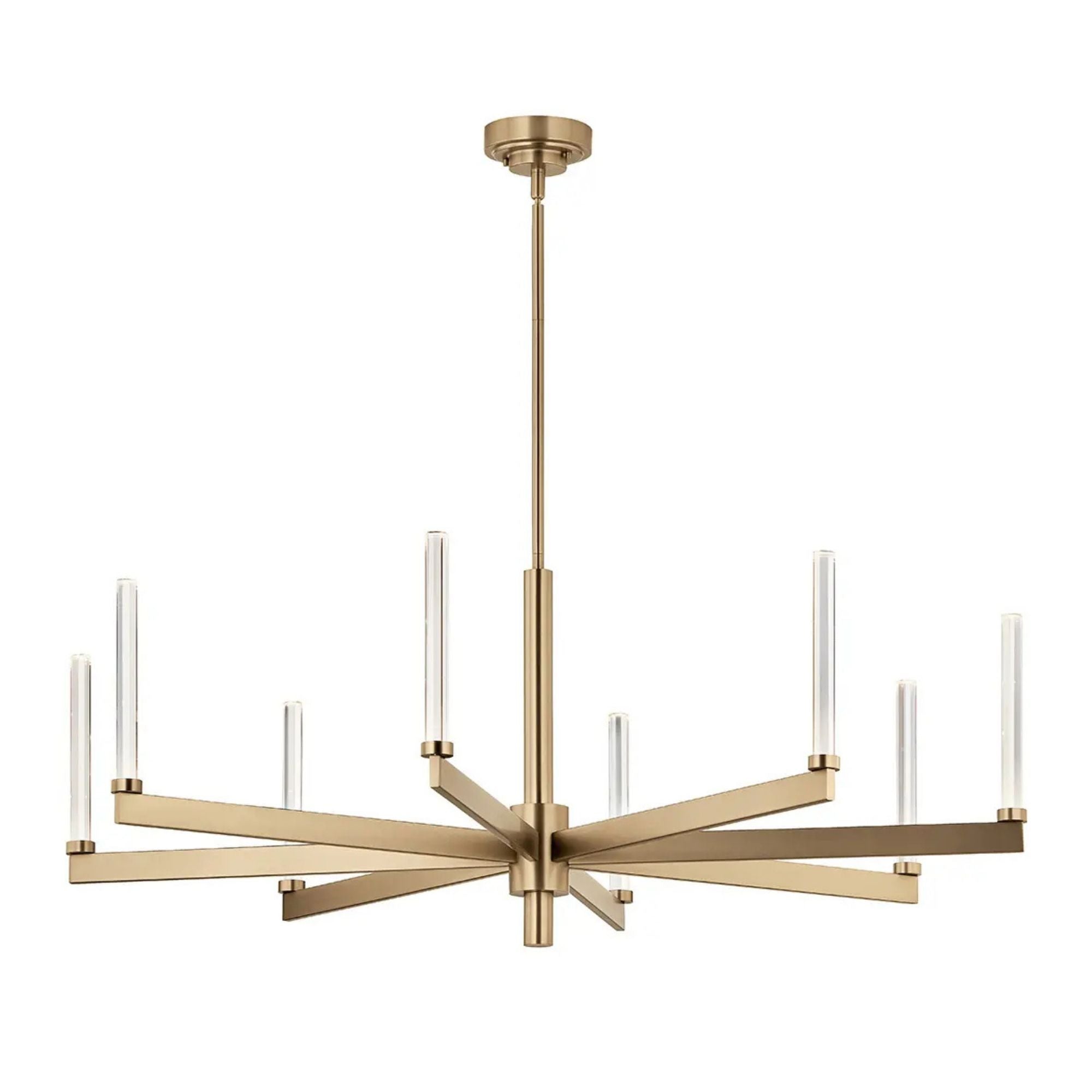 Kichler Lighting - Sycara 49" LED Chandelier, Champagne Bronze Finish | Bees Lighting