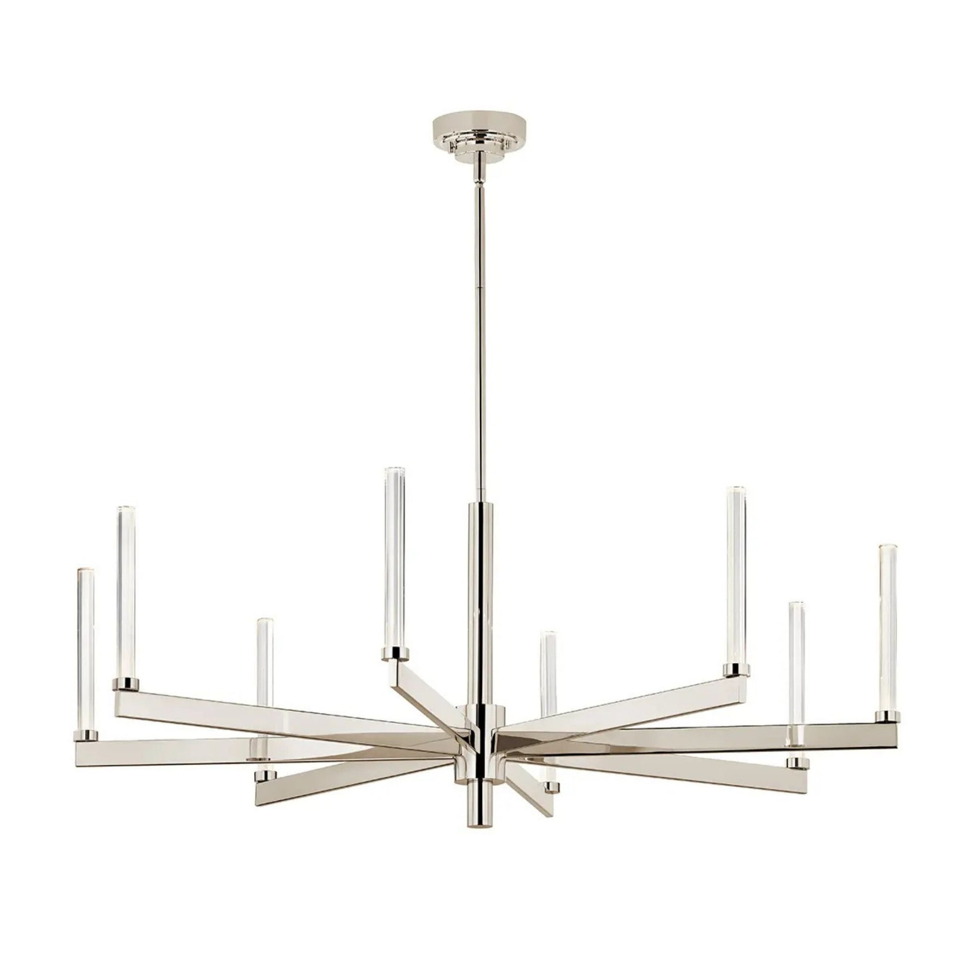 Kichler Lighting - Sycara 49" LED Chandelier, Polished Nickel Finish | Bees Lighting