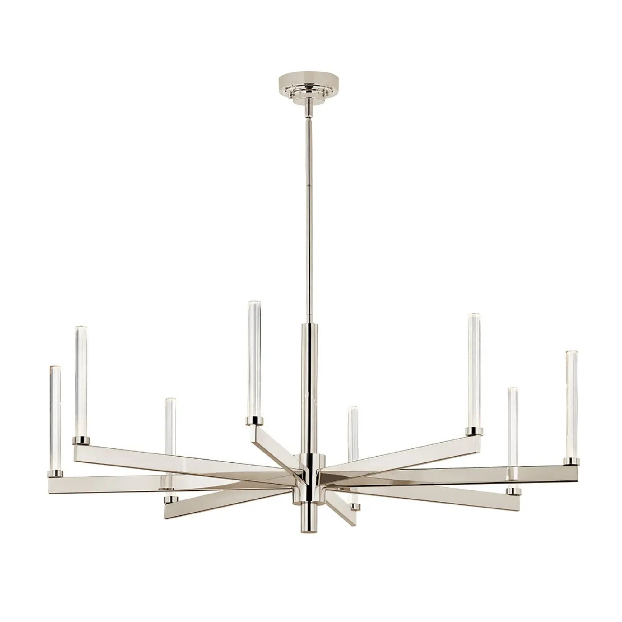 Kichler Lighting - Sycara 49" LED Chandelier, Polished Nickel Finish | Bees Lighting