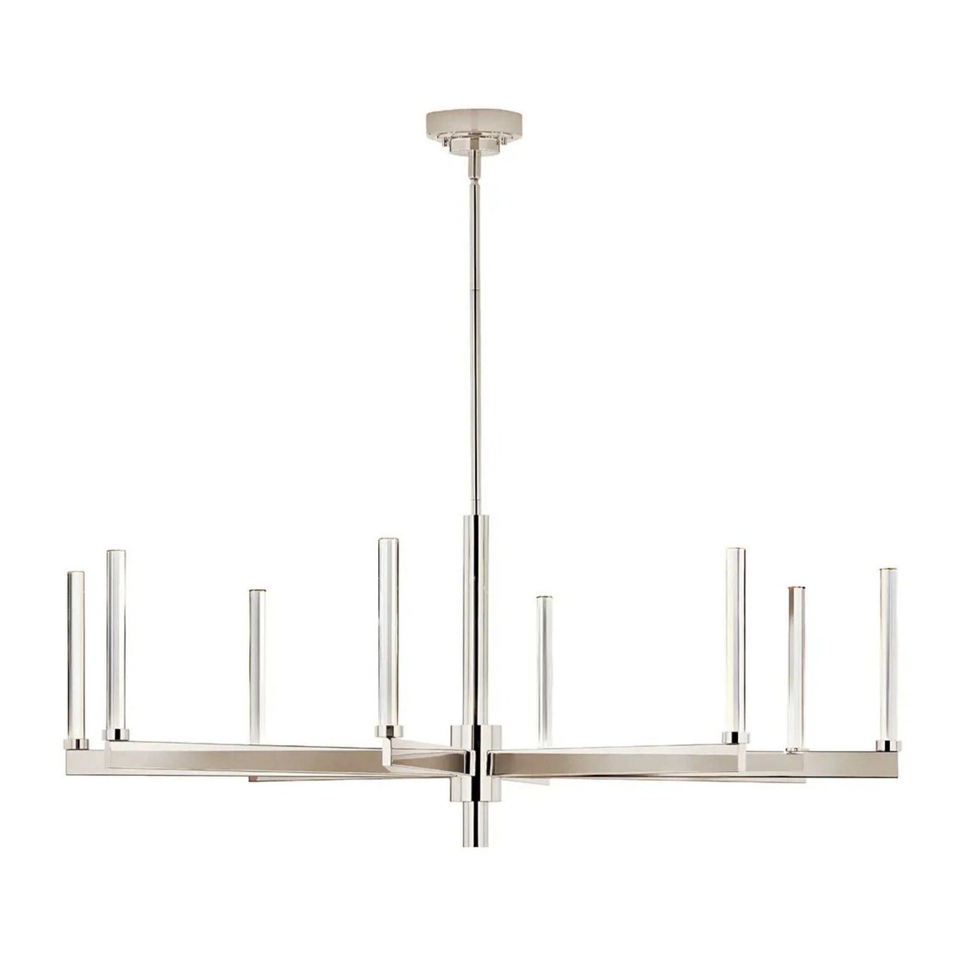 Kichler Lighting - Sycara 49" LED Chandelier, Polished Nickel Finish | Bees Lighting