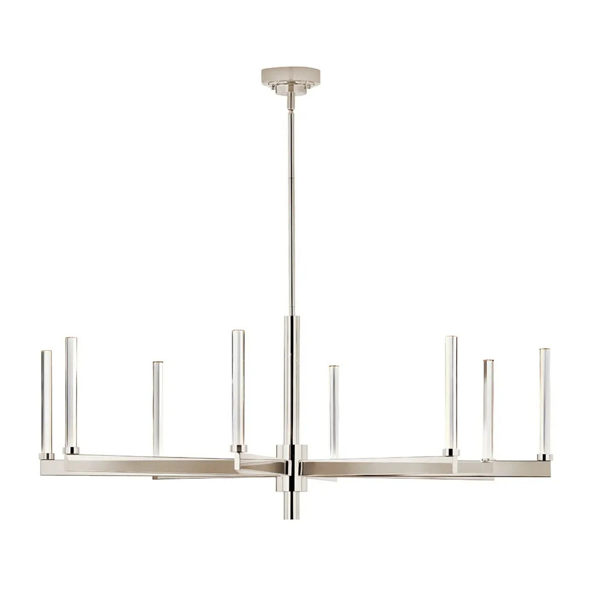 Kichler Lighting - Sycara 49" LED Chandelier, Polished Nickel Finish | Bees Lighting