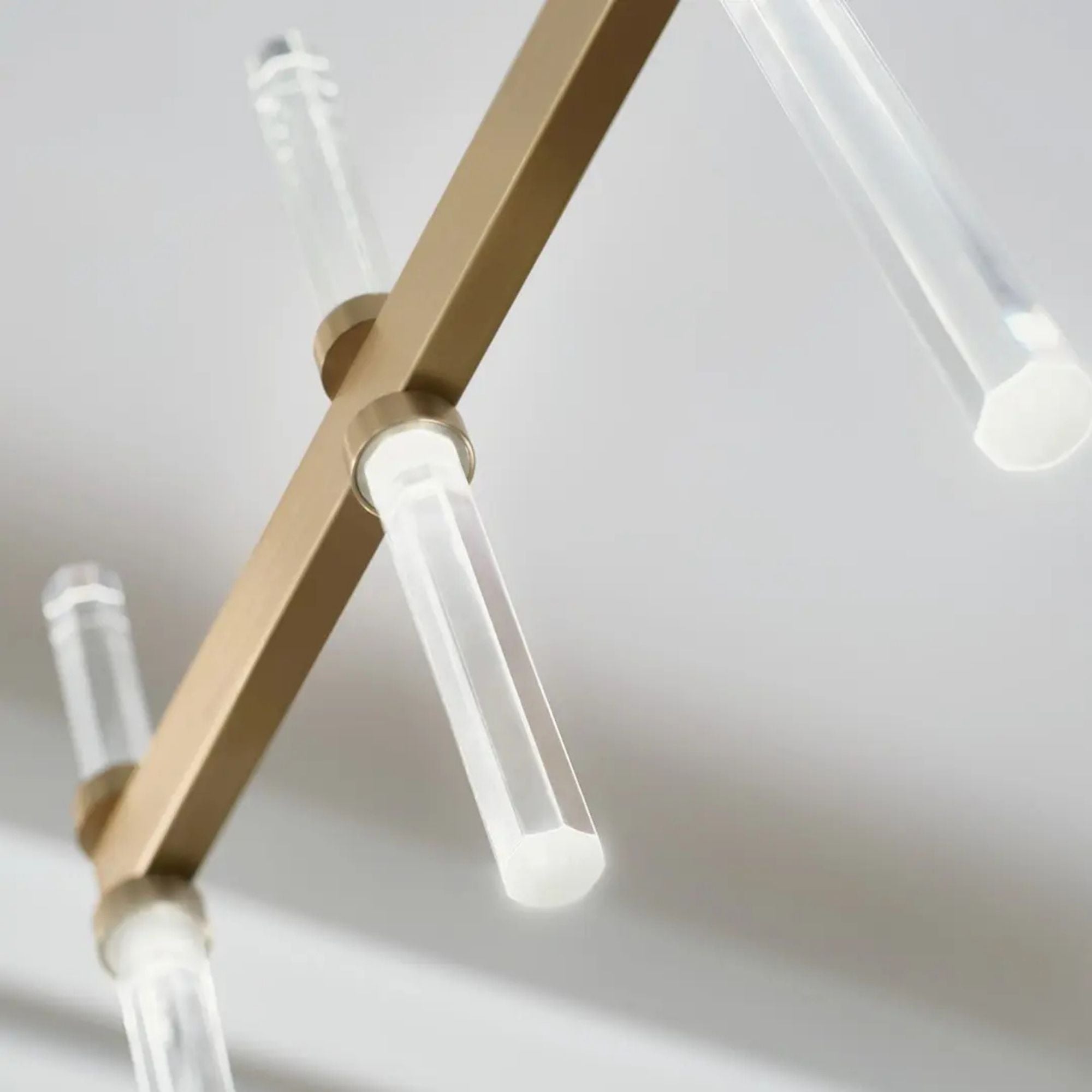 Kichler Lighting - Sycara 48" LED Linear Chandelier, Champagne Bronze Finish | Bees Lighting