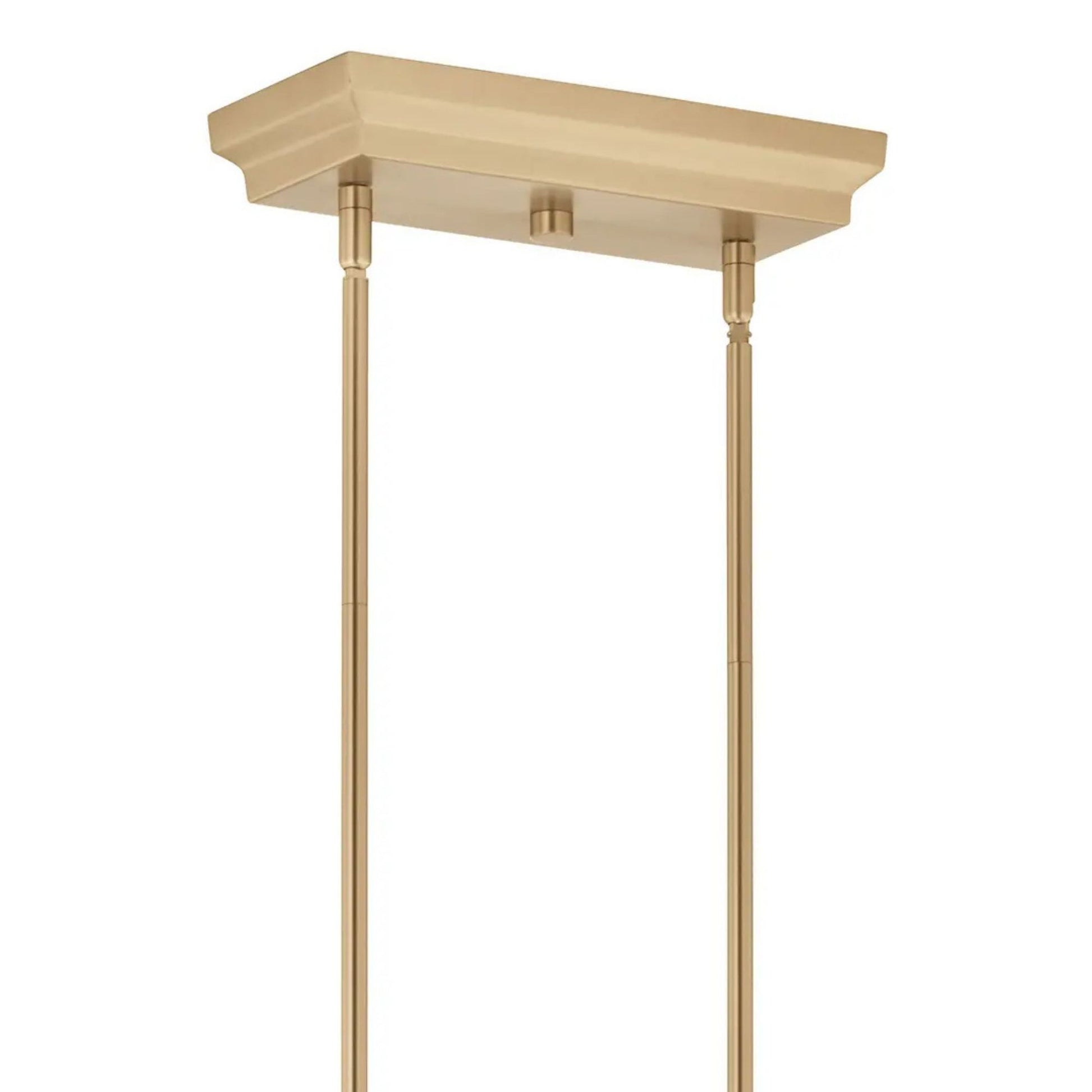 Kichler Lighting - Sycara 48" LED Linear Chandelier, Champagne Bronze Finish | Bees Lighting