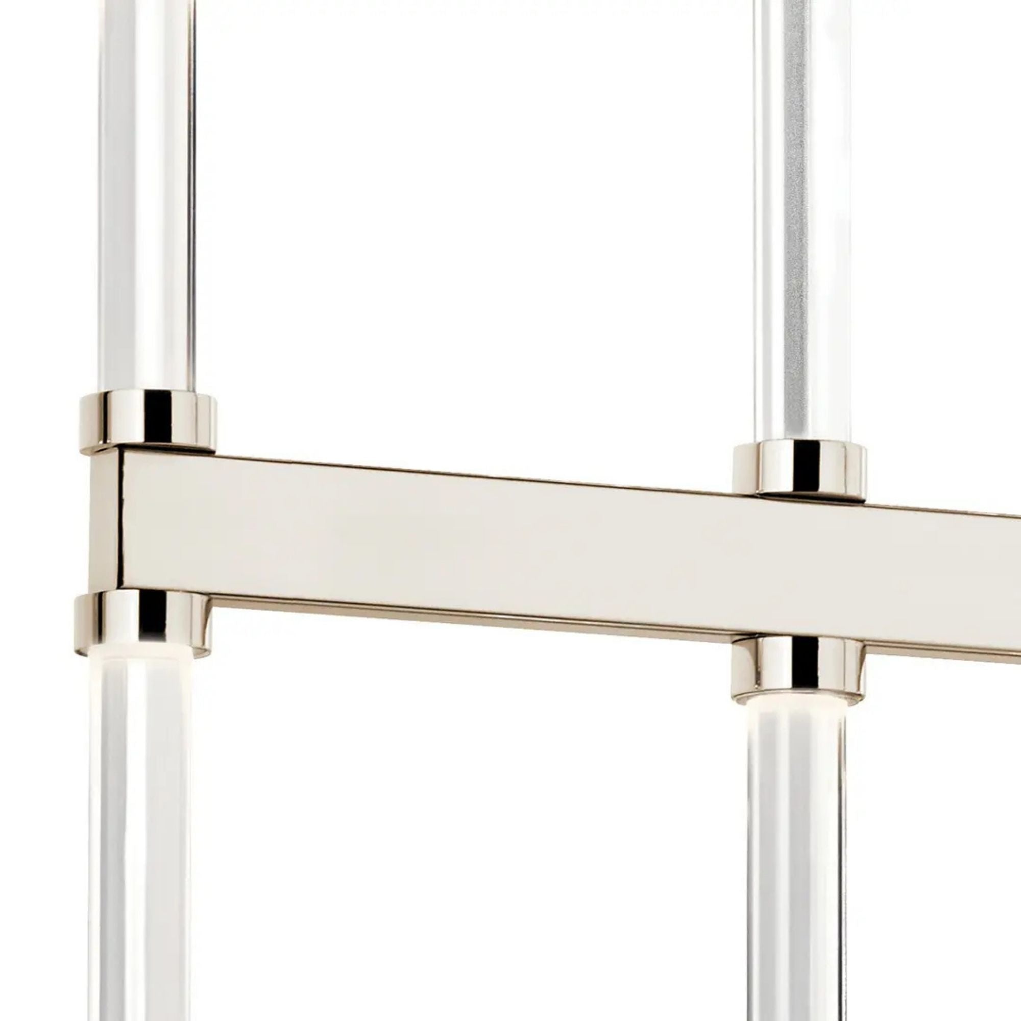 Kichler Lighting - Sycara 48" LED Linear Chandelier, Polished Nickel Finish | Bees Lighting