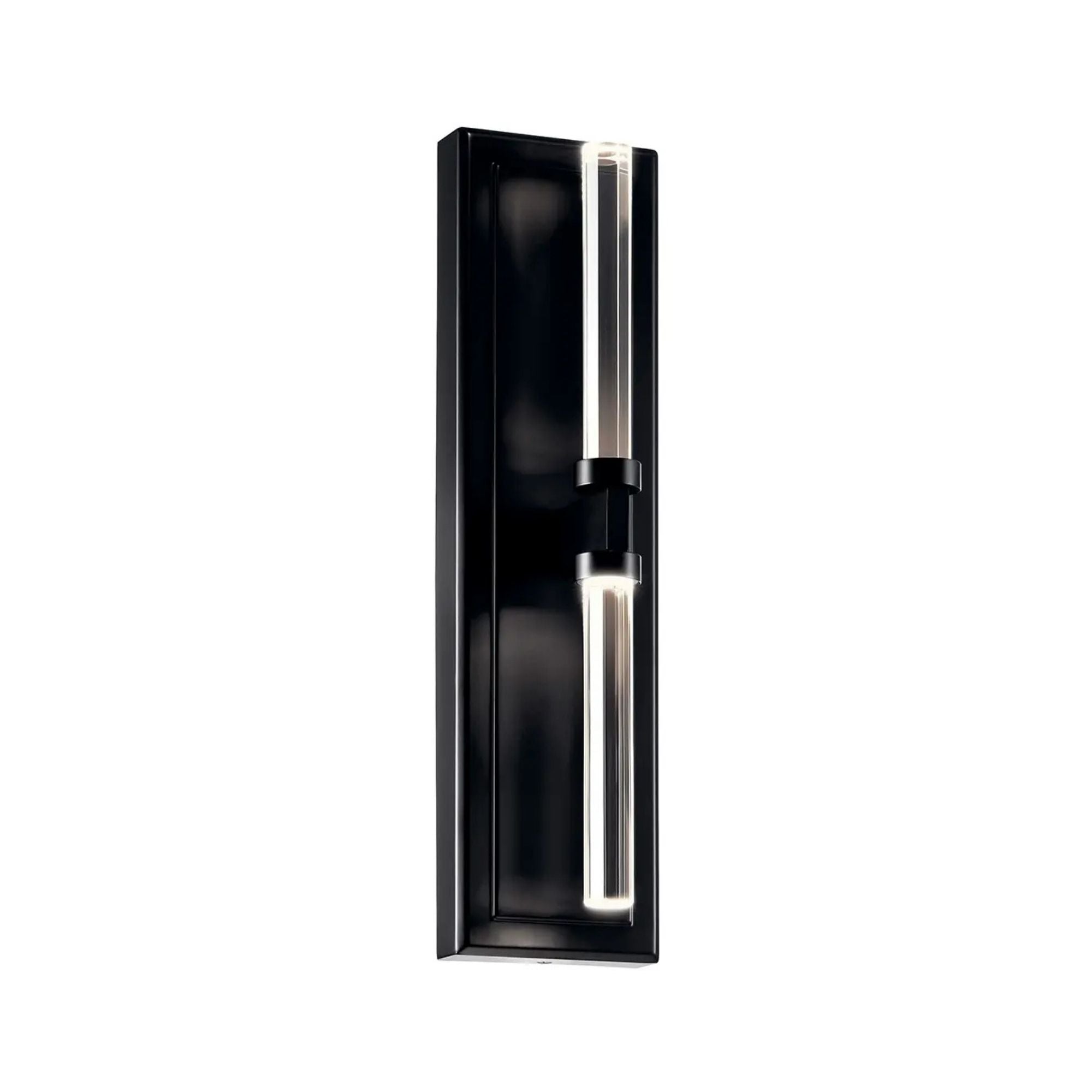 Sycara 19" LED Wall Sconce, Black Finish