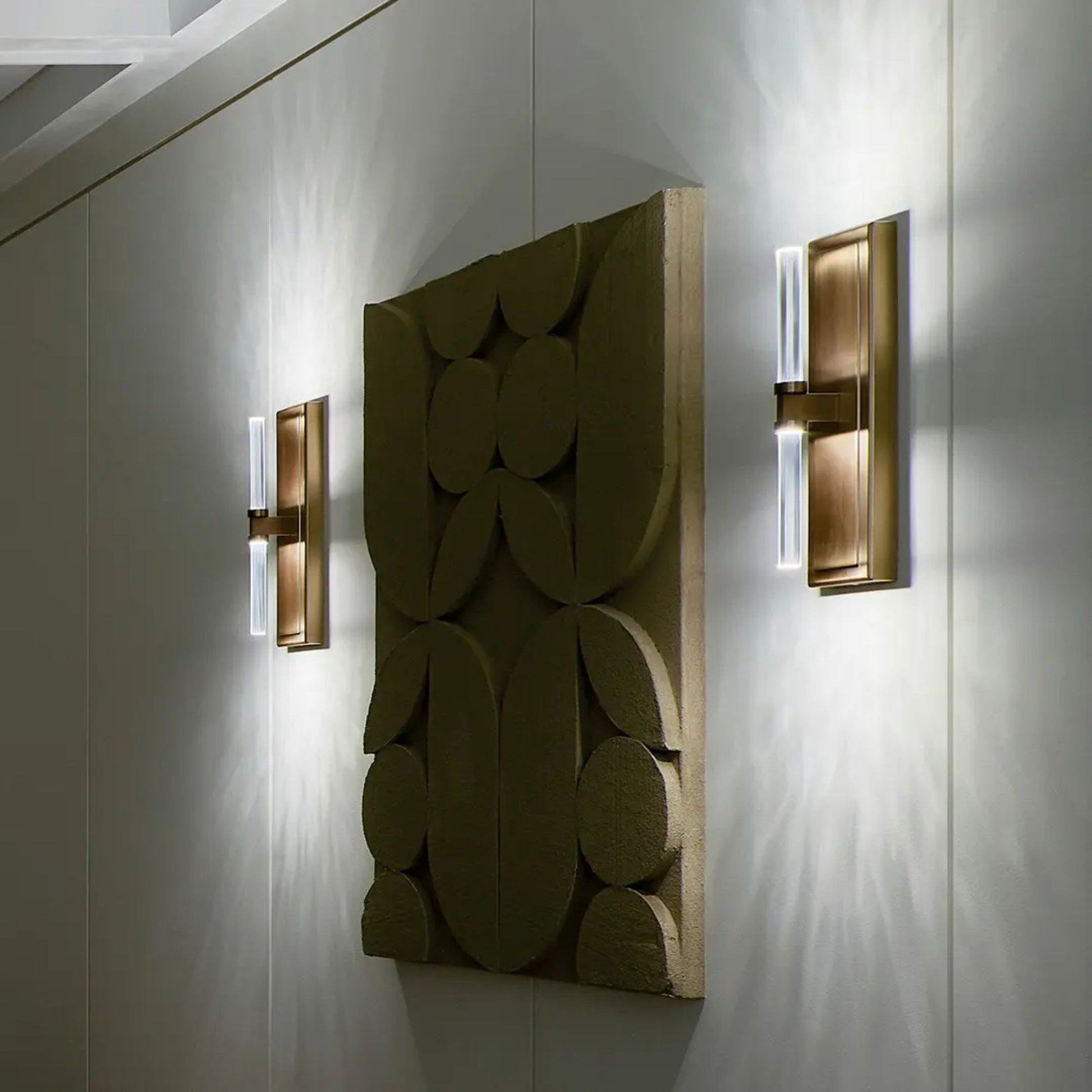 Kichler Lighting - Sycara 19" LED Wall Sconce, Champagne Bronze Finish | Bees Lighting