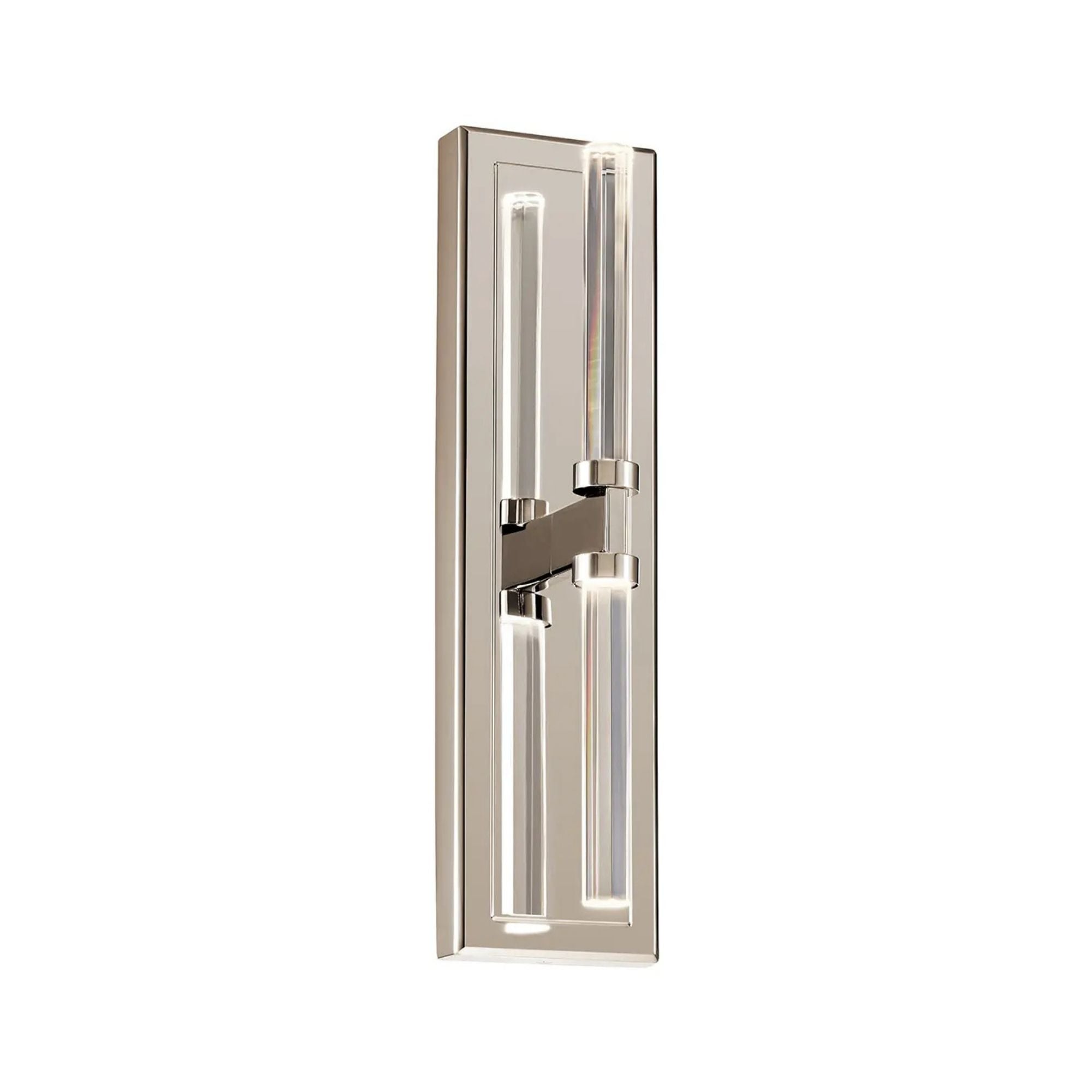 Sycara 19" LED Wall Sconce, Polished Nickel Finish