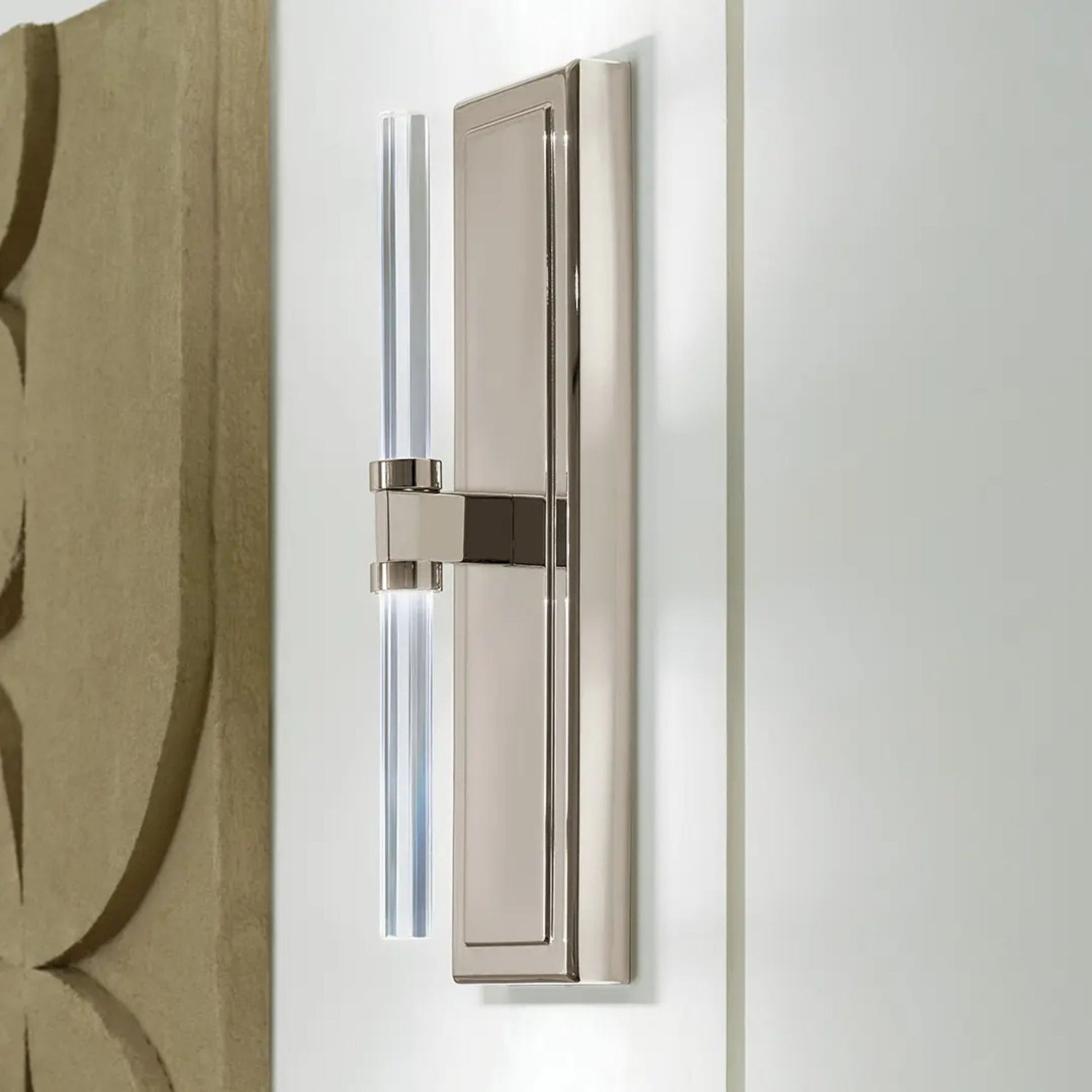 Kichler Lighting - Sycara 19" LED Wall Sconce, Polished Nickel Finish | Bees Lighting