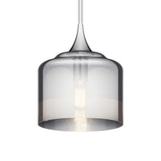 Kichler Tabot 16.75 in. Pendant Light, Chrome with Glass