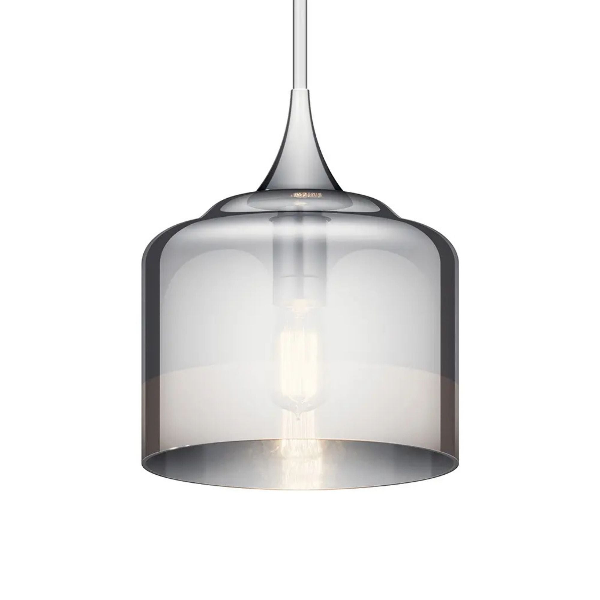 Kichler Tabot 16.75 in. Pendant Light, Chrome with Glass
