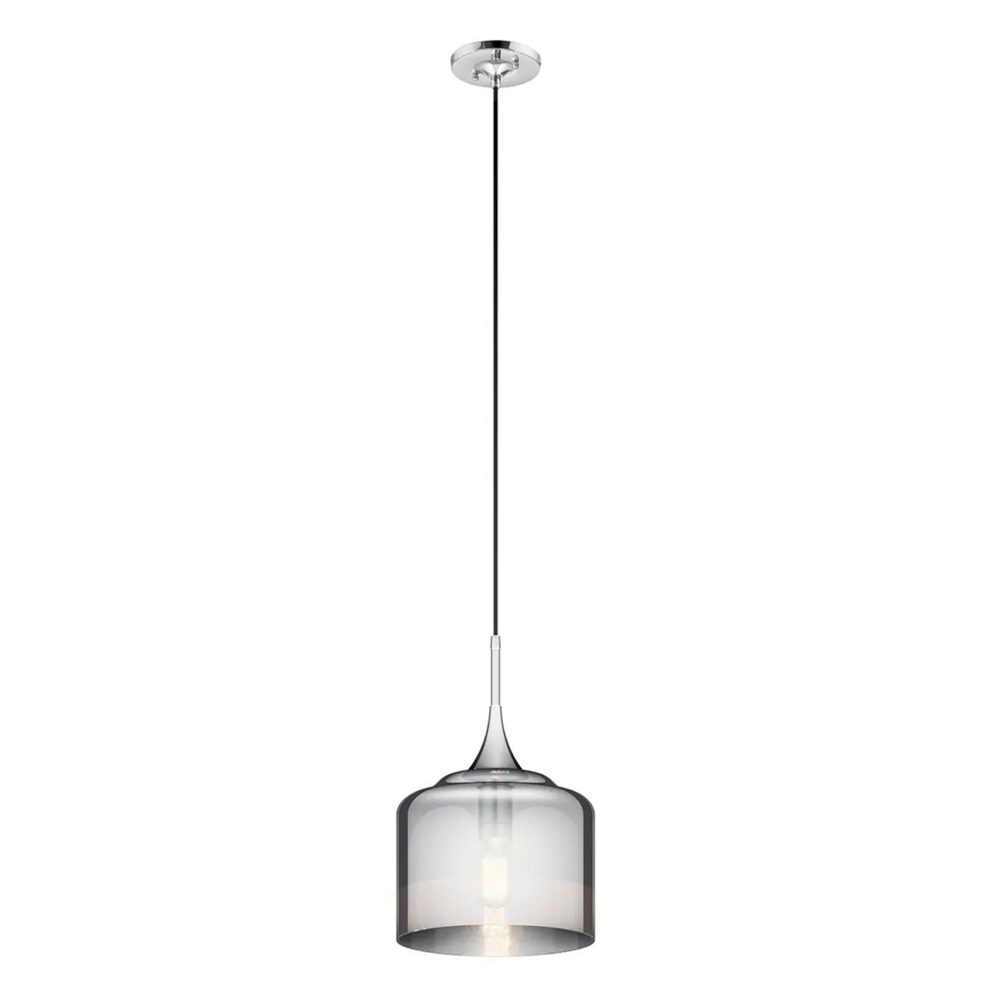 Kichler Tabot 16.75 in. Pendant Light, Chrome with Glass