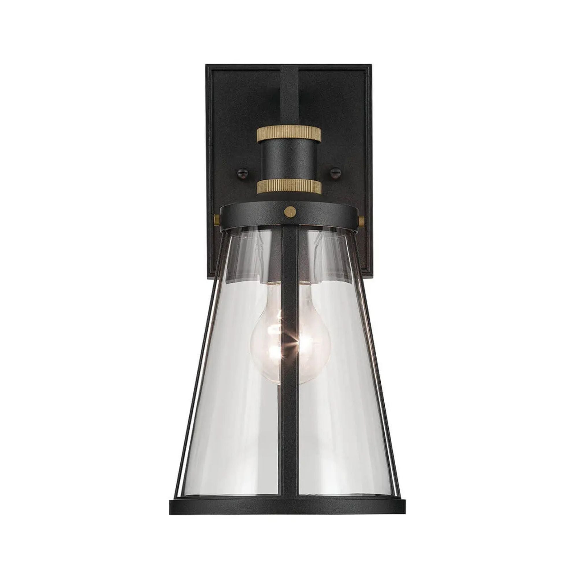 Kichler Talman 13.25 in. Outdoor Sconce, Textured Black