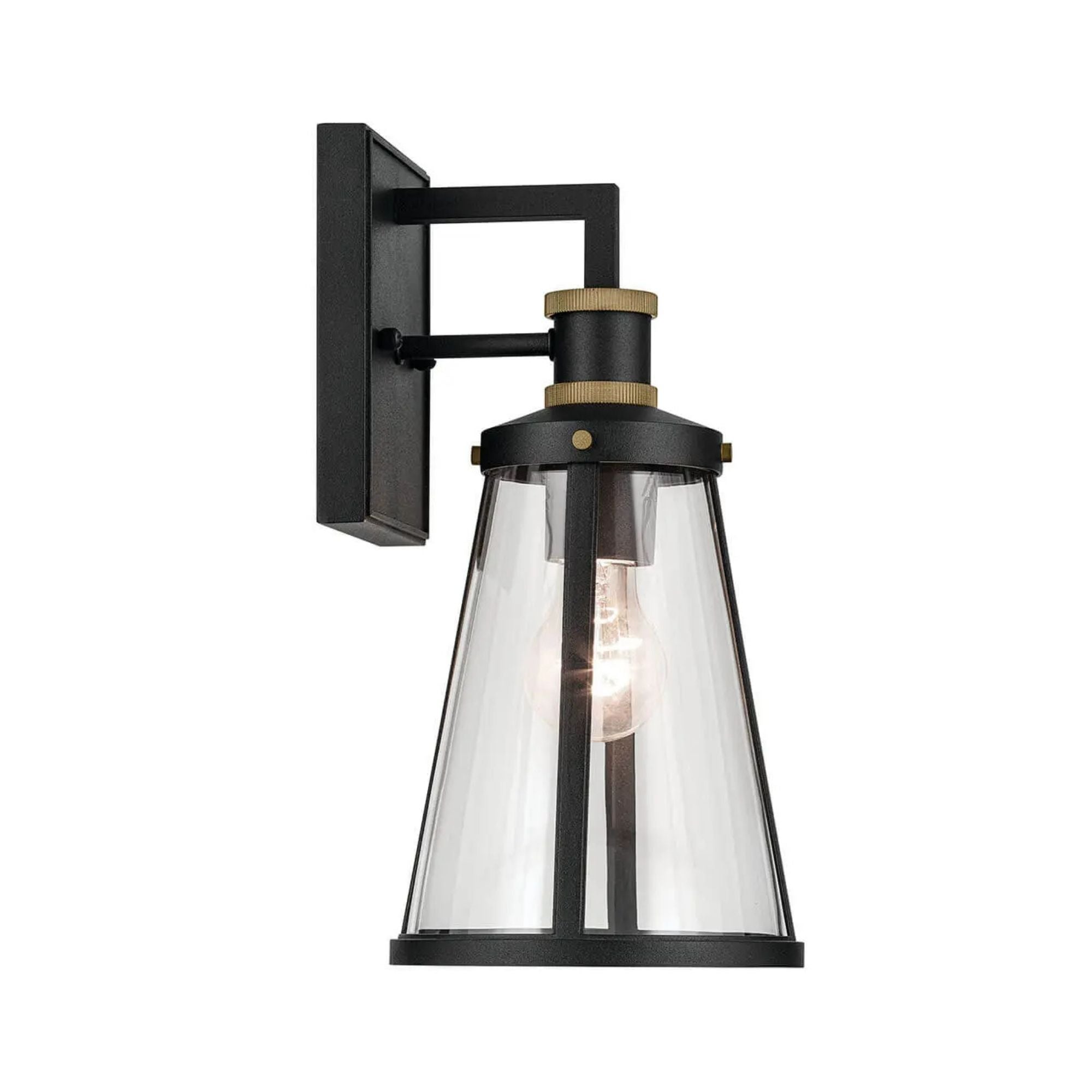 Kichler Talman 13.25 in. Outdoor Sconce, Textured Black