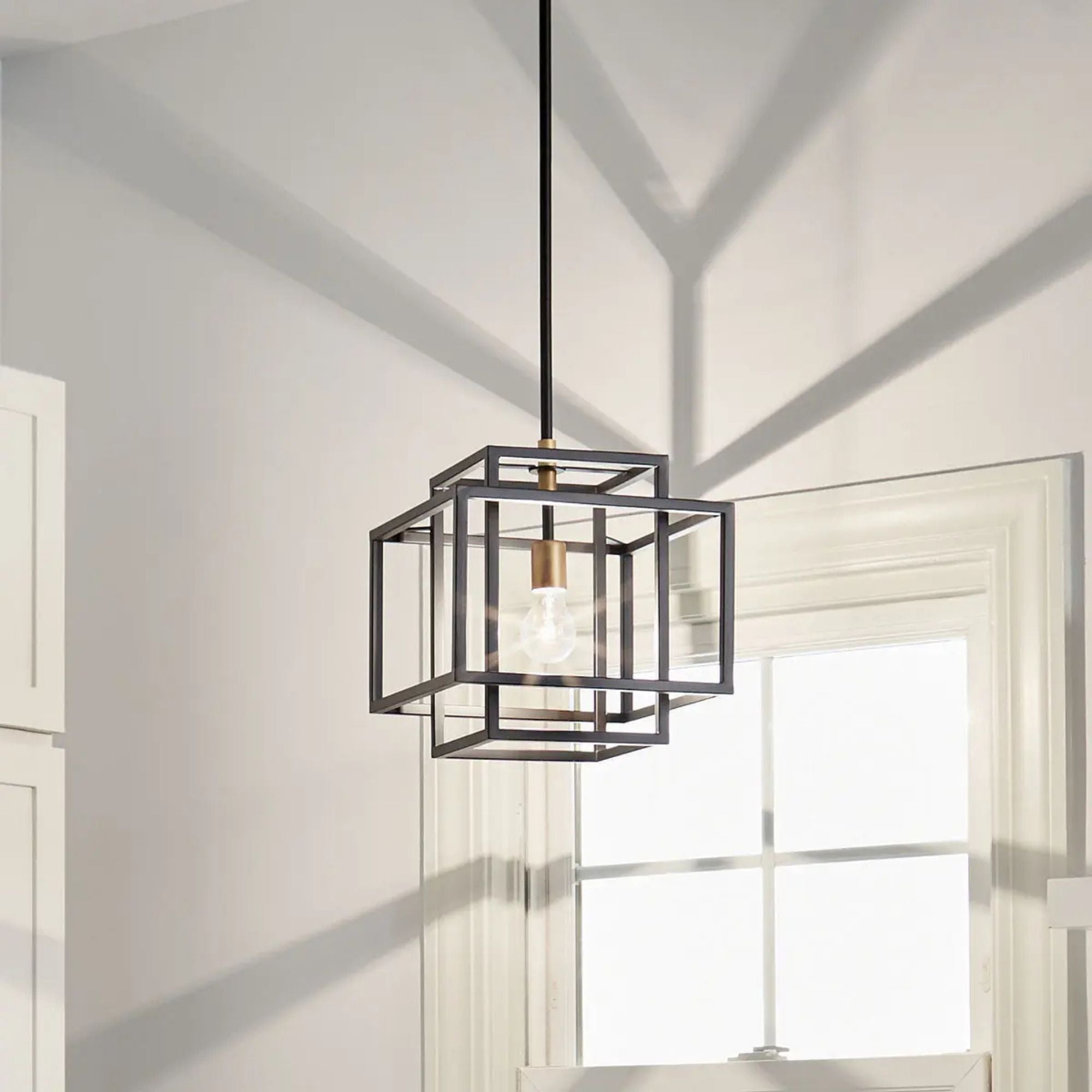 Kichler Taubert 13 in. Pendant Light, Black