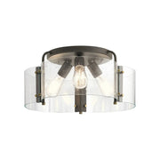 Thoreau 18" 3-Light Semi-Flush Mount, Olde Bronze Finish