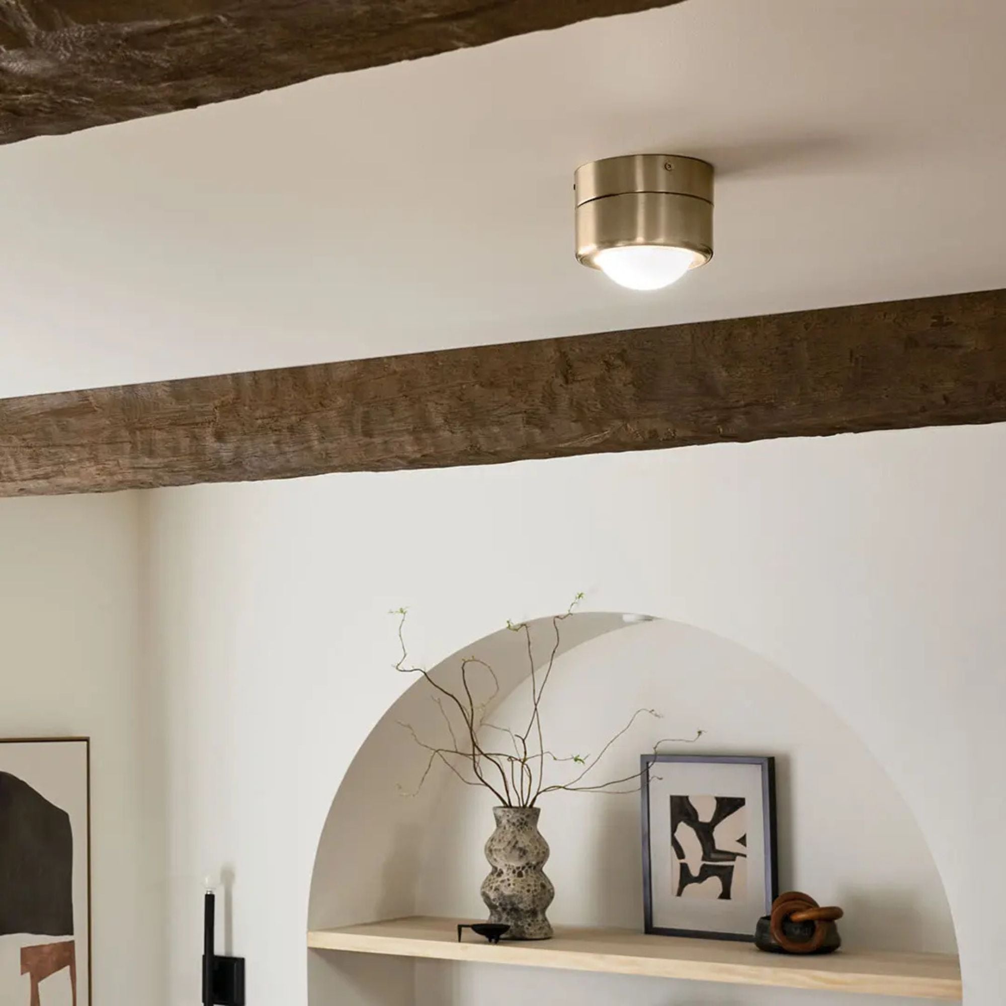 Tibbi 6" LED Flush Mount, Champagne Bronze Finish